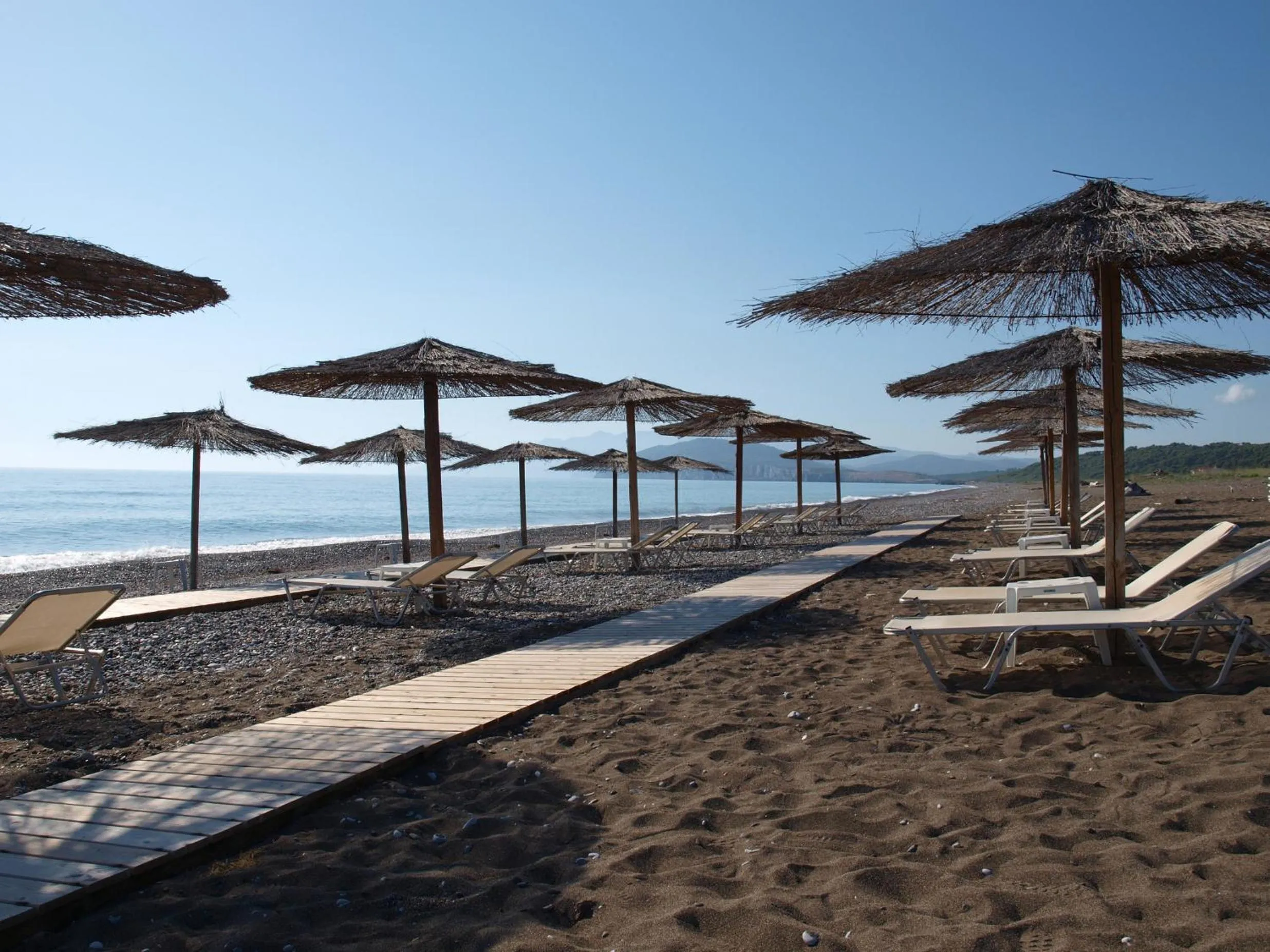 Beach in Thalatta Seaside Hotel