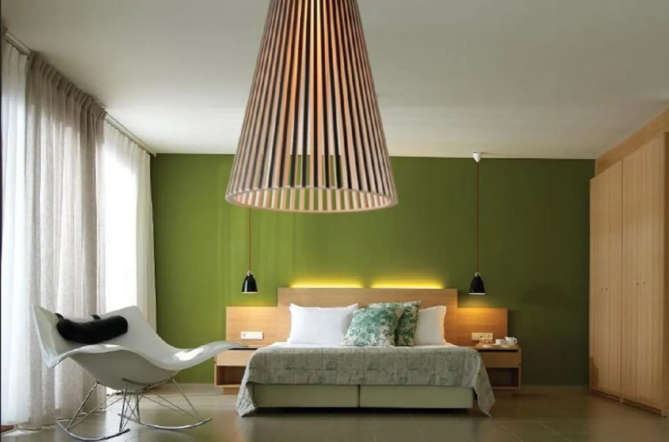 Bedroom in Thalatta Seaside Hotel