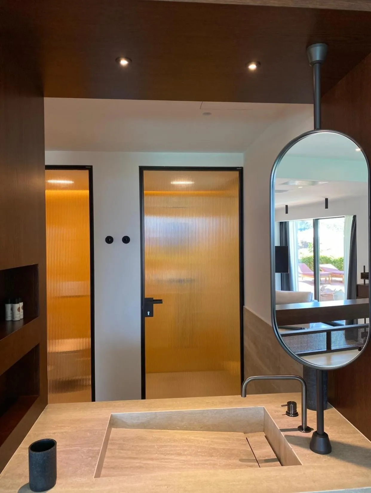 Bathroom in Thalatta Seaside Hotel