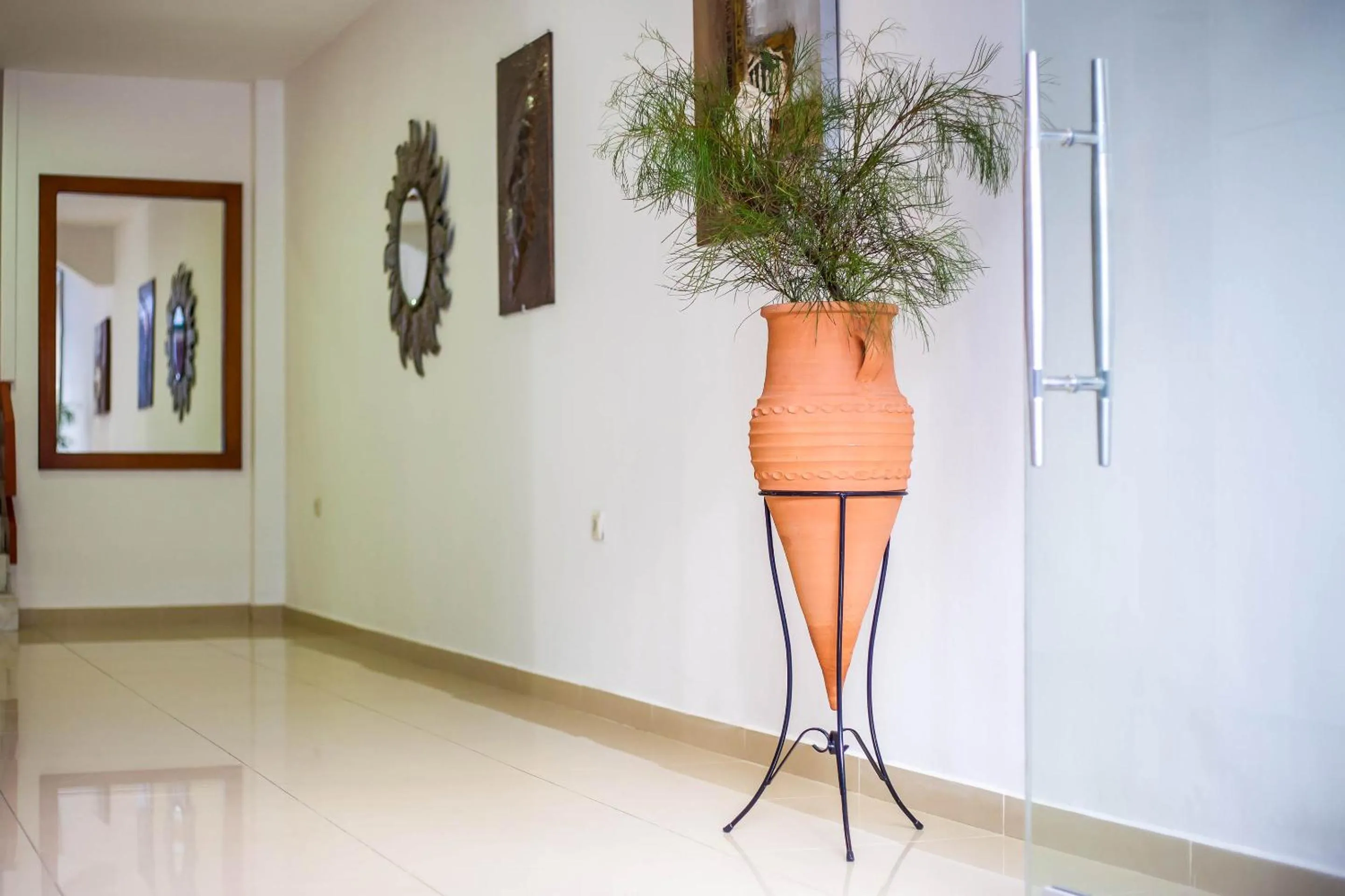 Facade/entrance in Filmar Hotel, Ixia, Rhodes