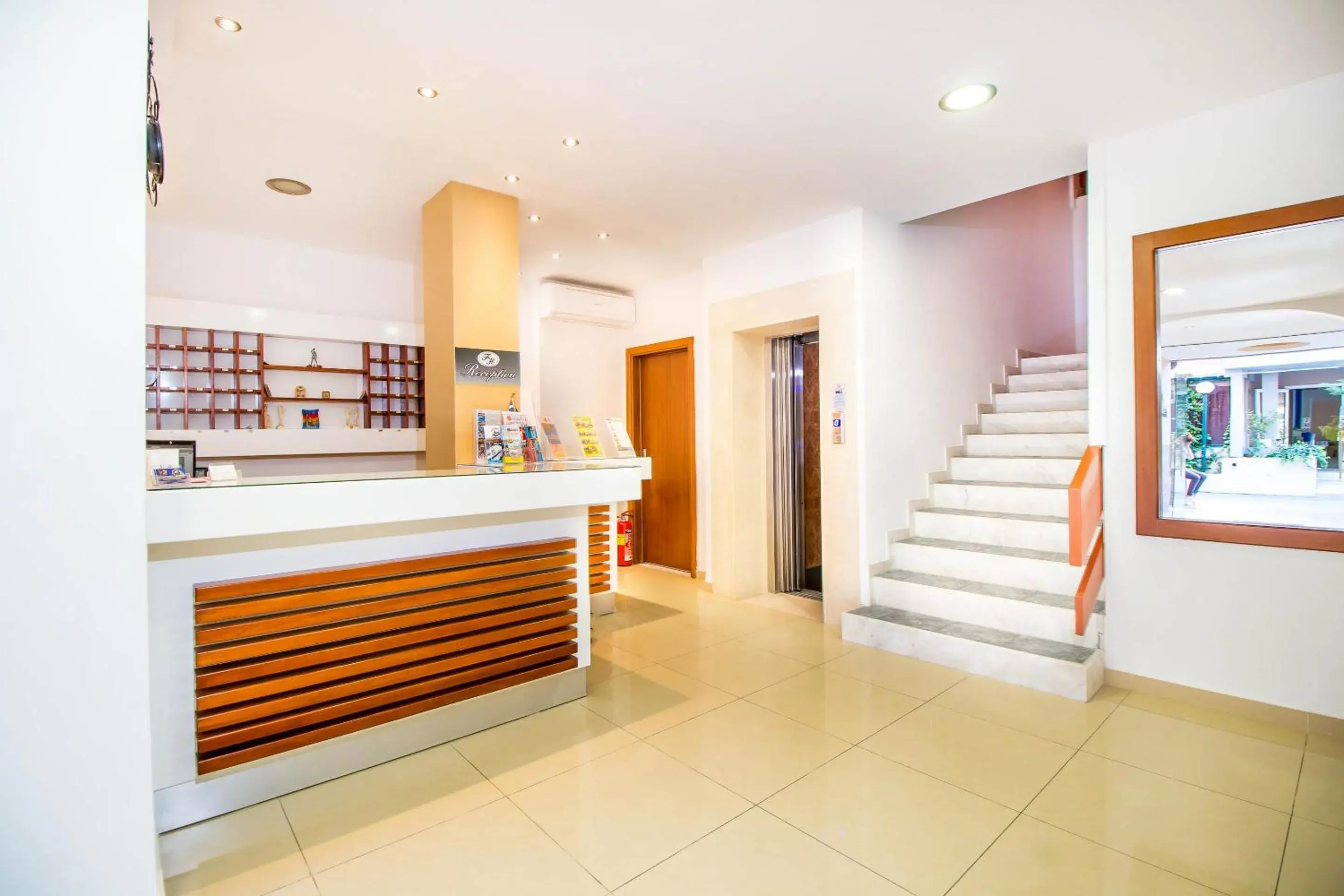 Lobby or reception in Filmar Hotel, Ixia, Rhodes Lobby or reception in Filmar Hotel, Ixia, Rhodes