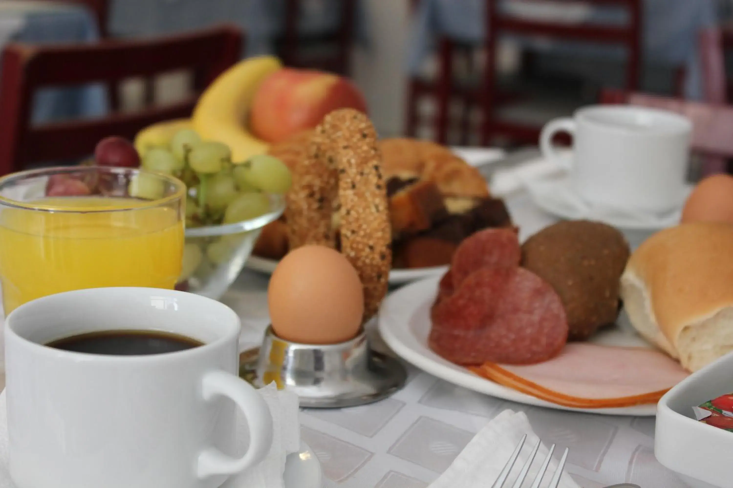 Continental breakfast in Filmar Hotel, Ixia, Rhodes Continental breakfast in Filmar Hotel, Ixia, Rhodes