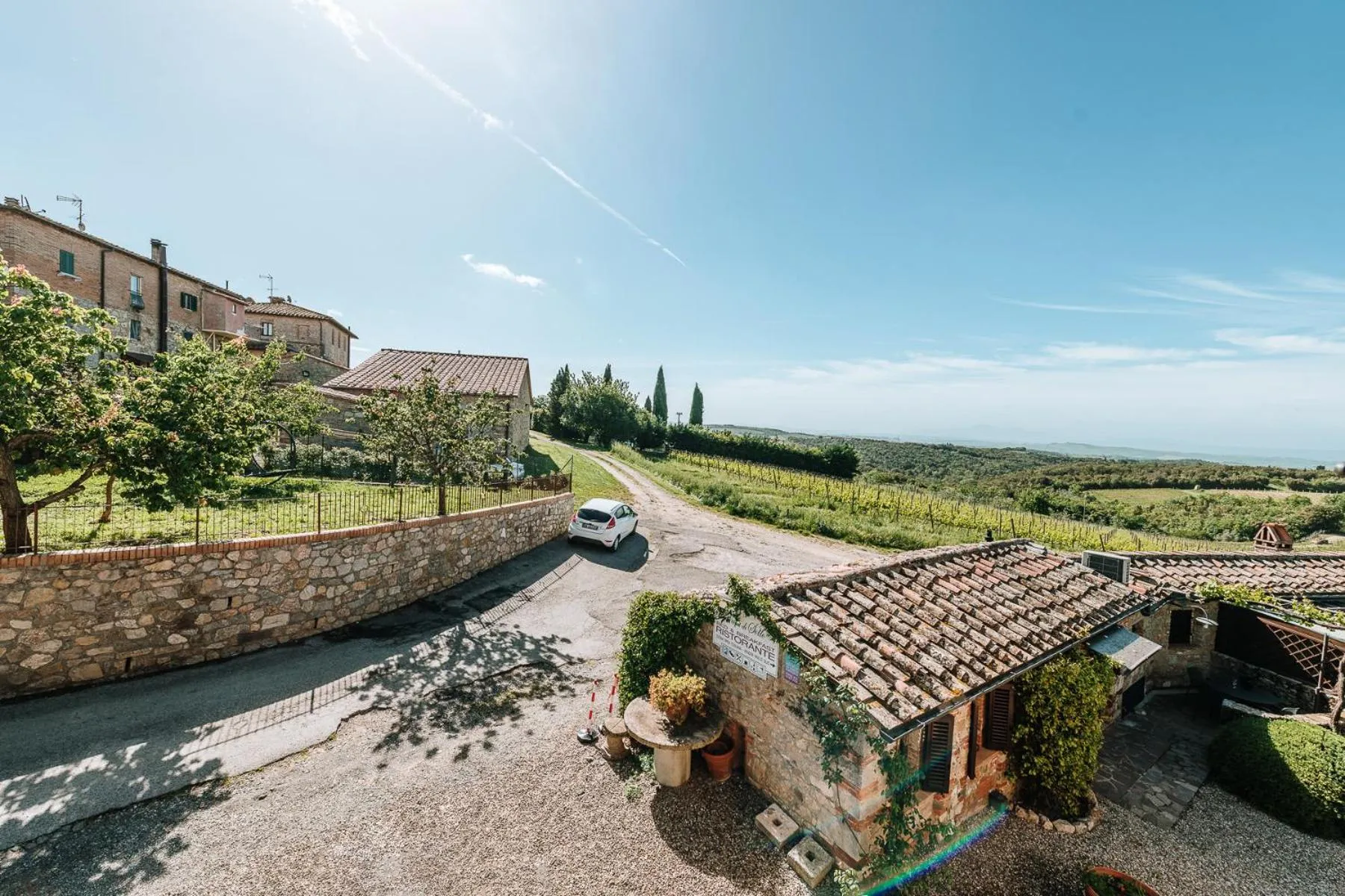 Garden view in Villa Di Sotto