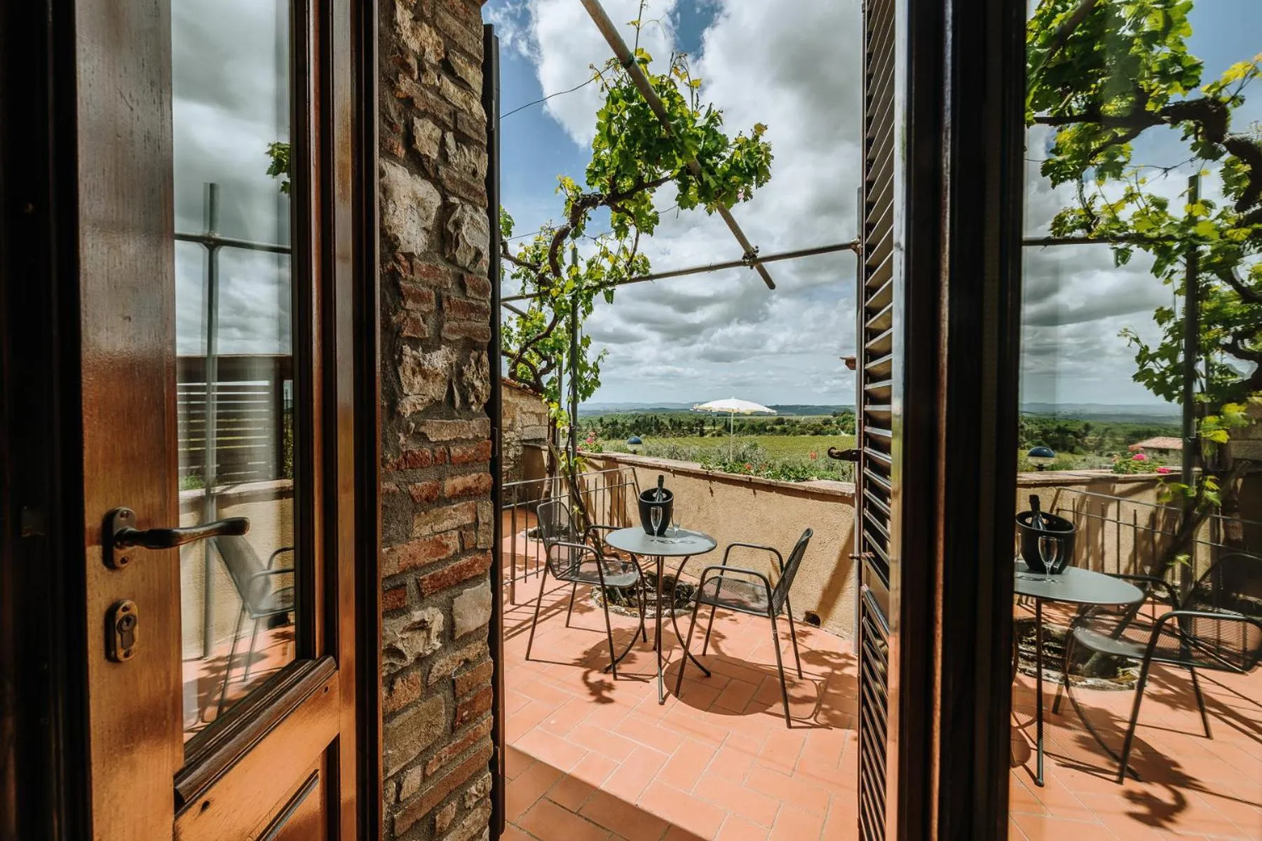 Balcony/Terrace in Villa Di Sotto