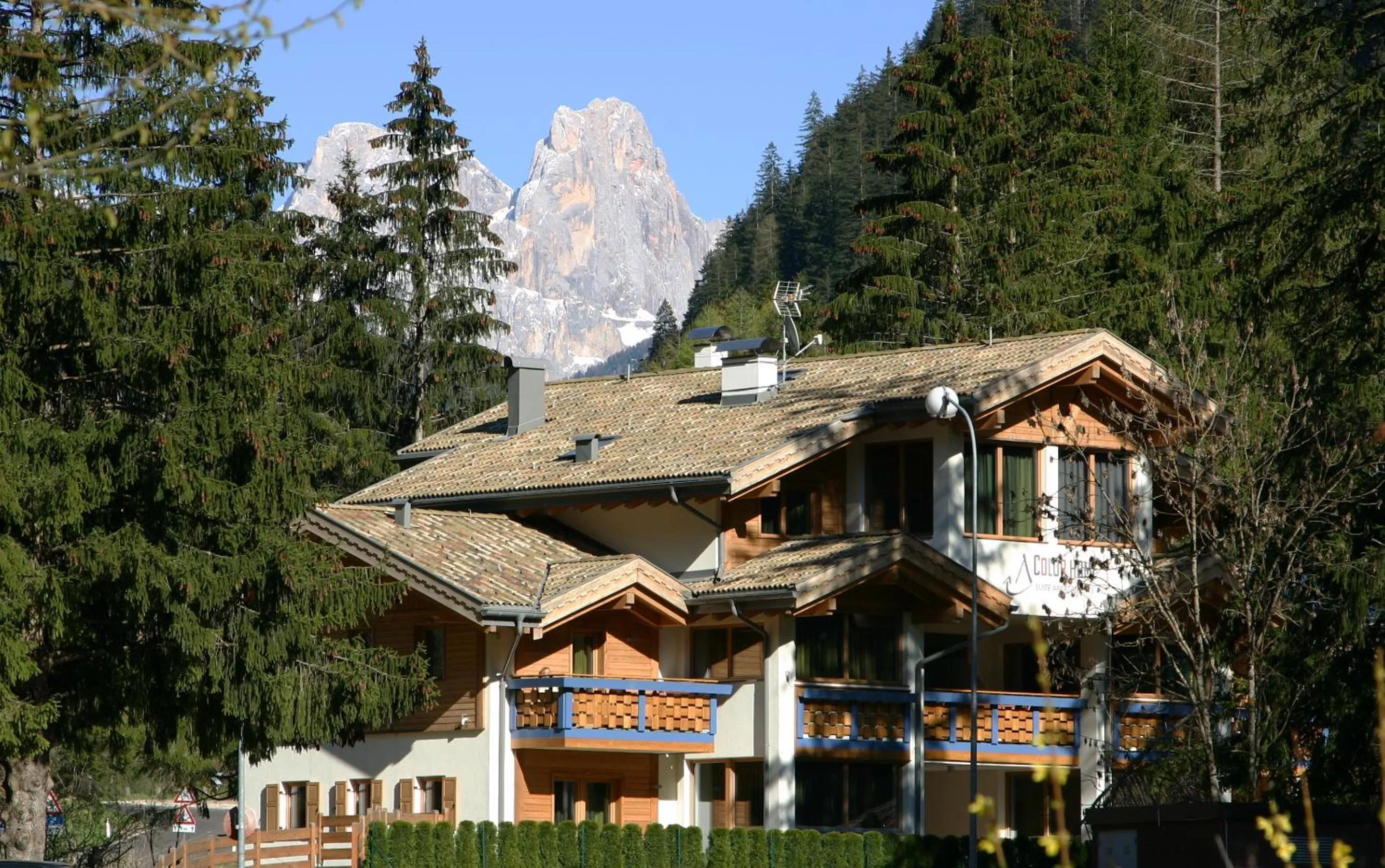 Property building in Color Home Suite Apartments