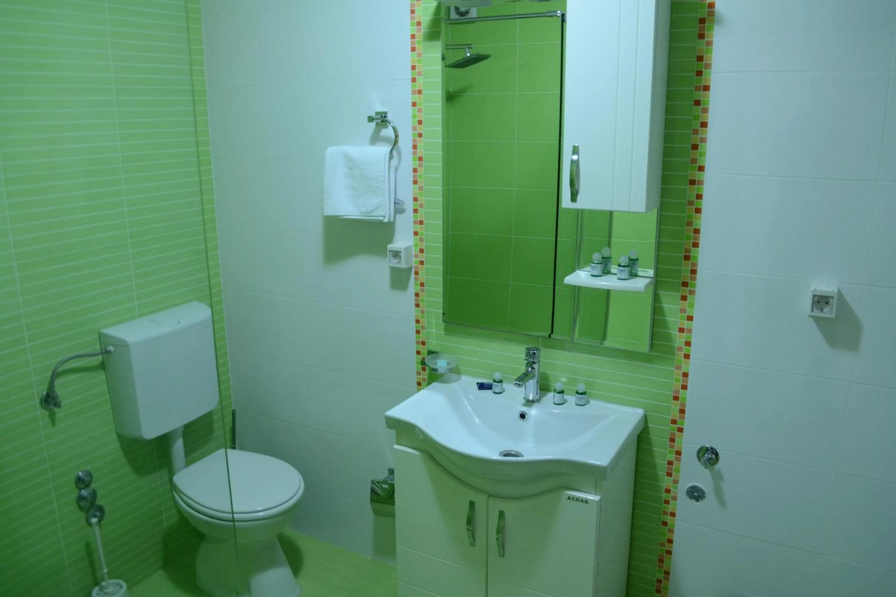 Shower in Hotel Pine