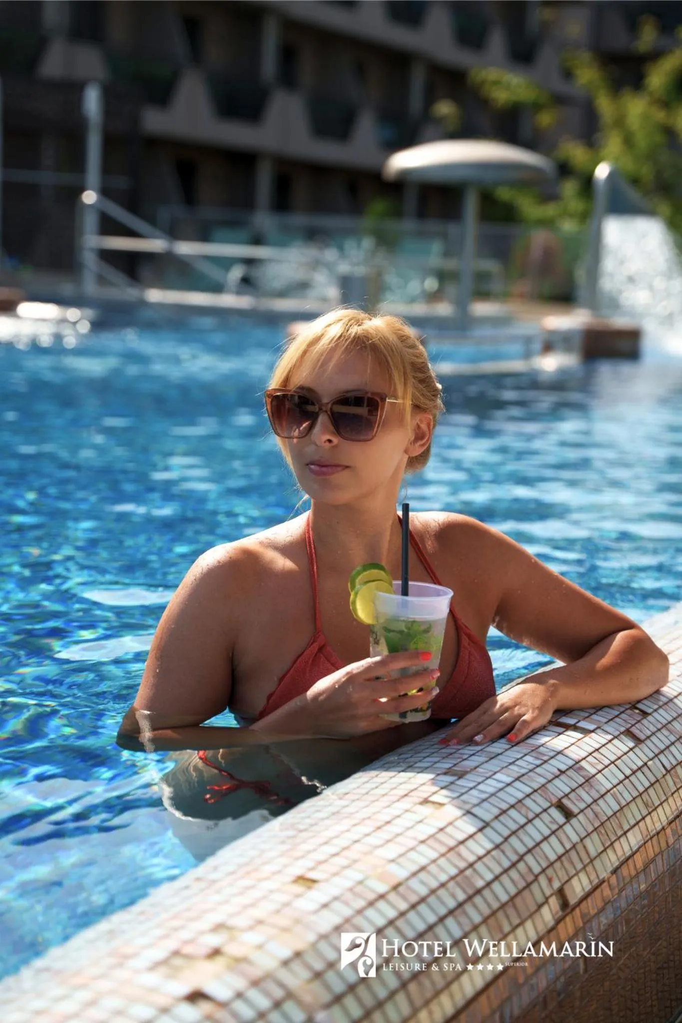 Swimming pool in Hotel Wellamarin