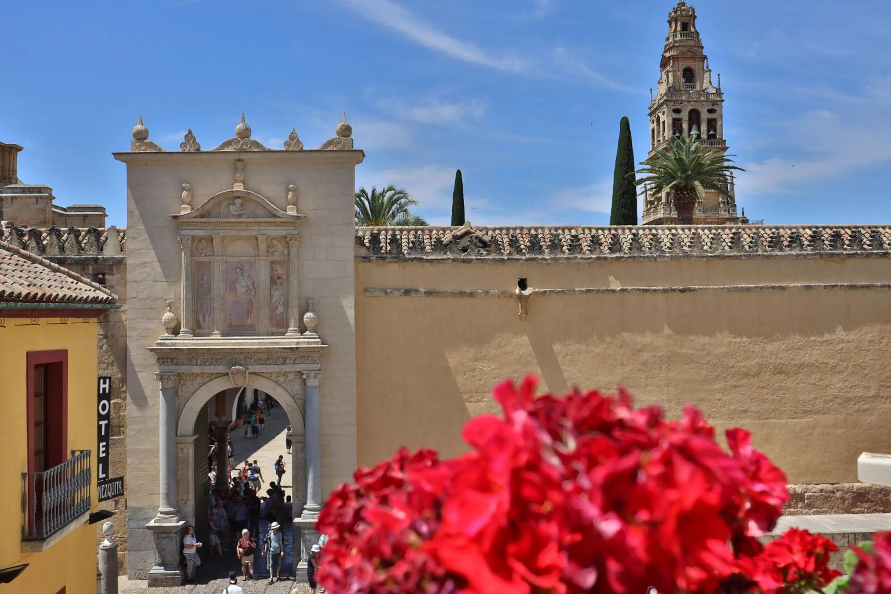 El balcón de la Mezquita