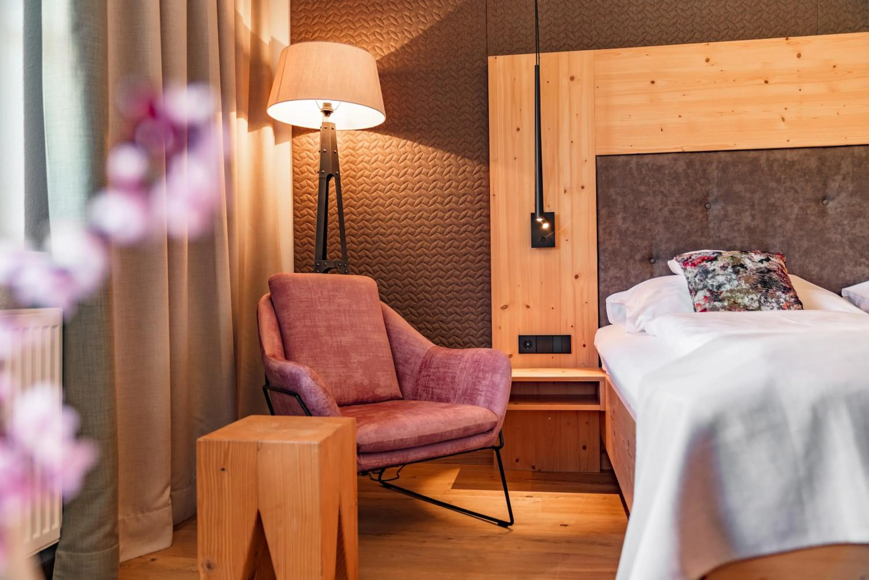 Living room, Bed in Hotel Annelies