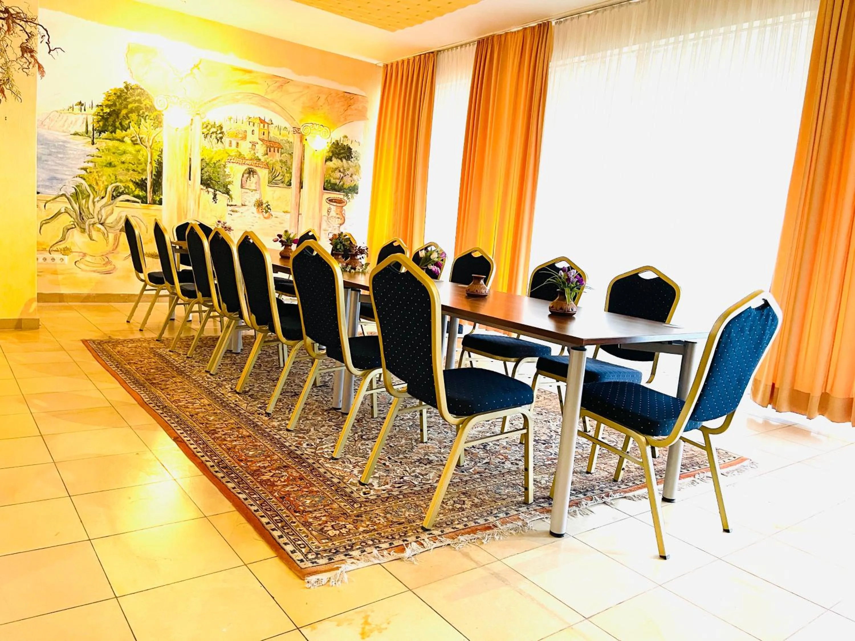 Communal lounge/ TV room in Pension Waldau