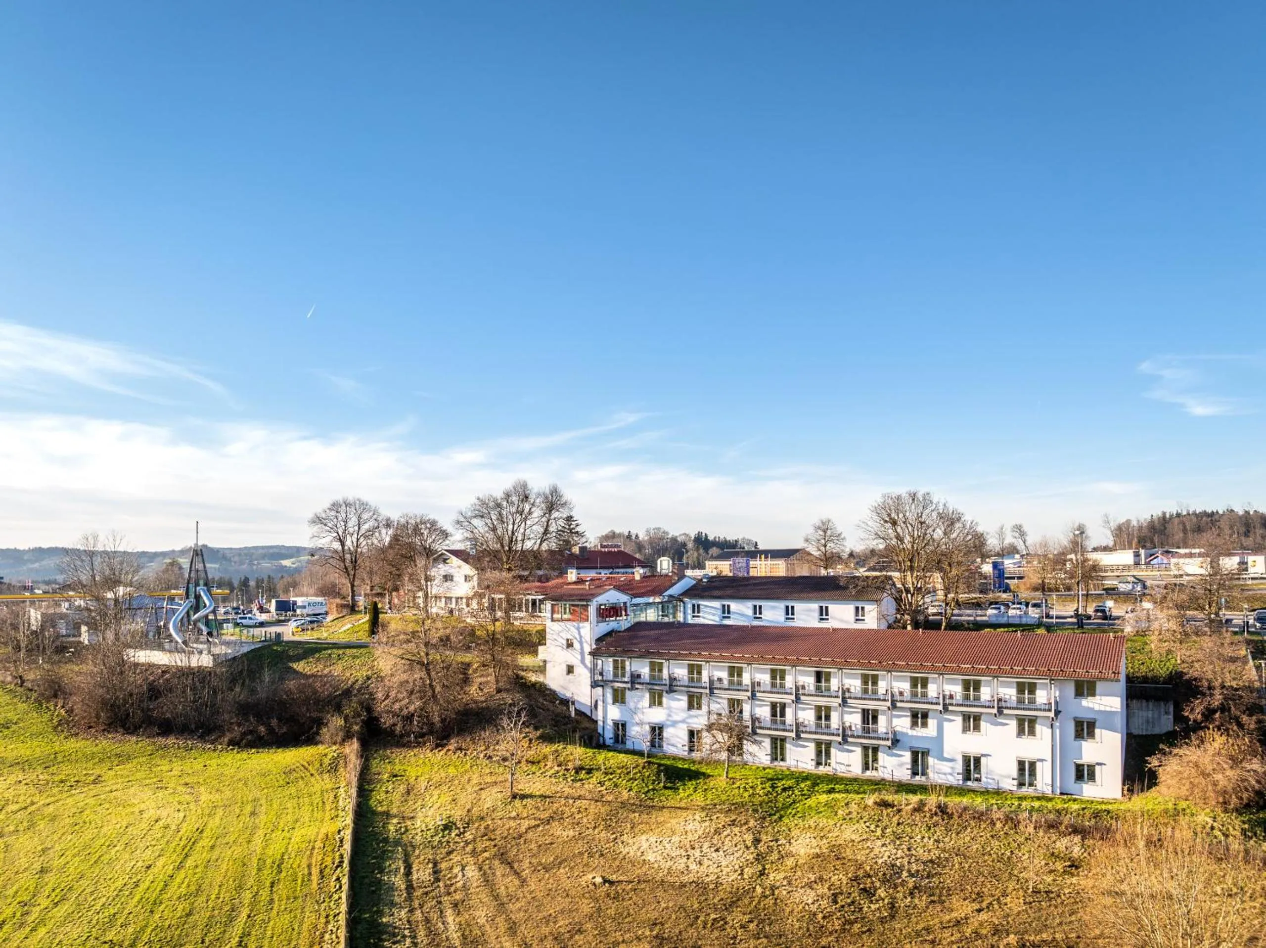 Bird's eye view in Coffee Fellows Hotel Irschenberg Süd