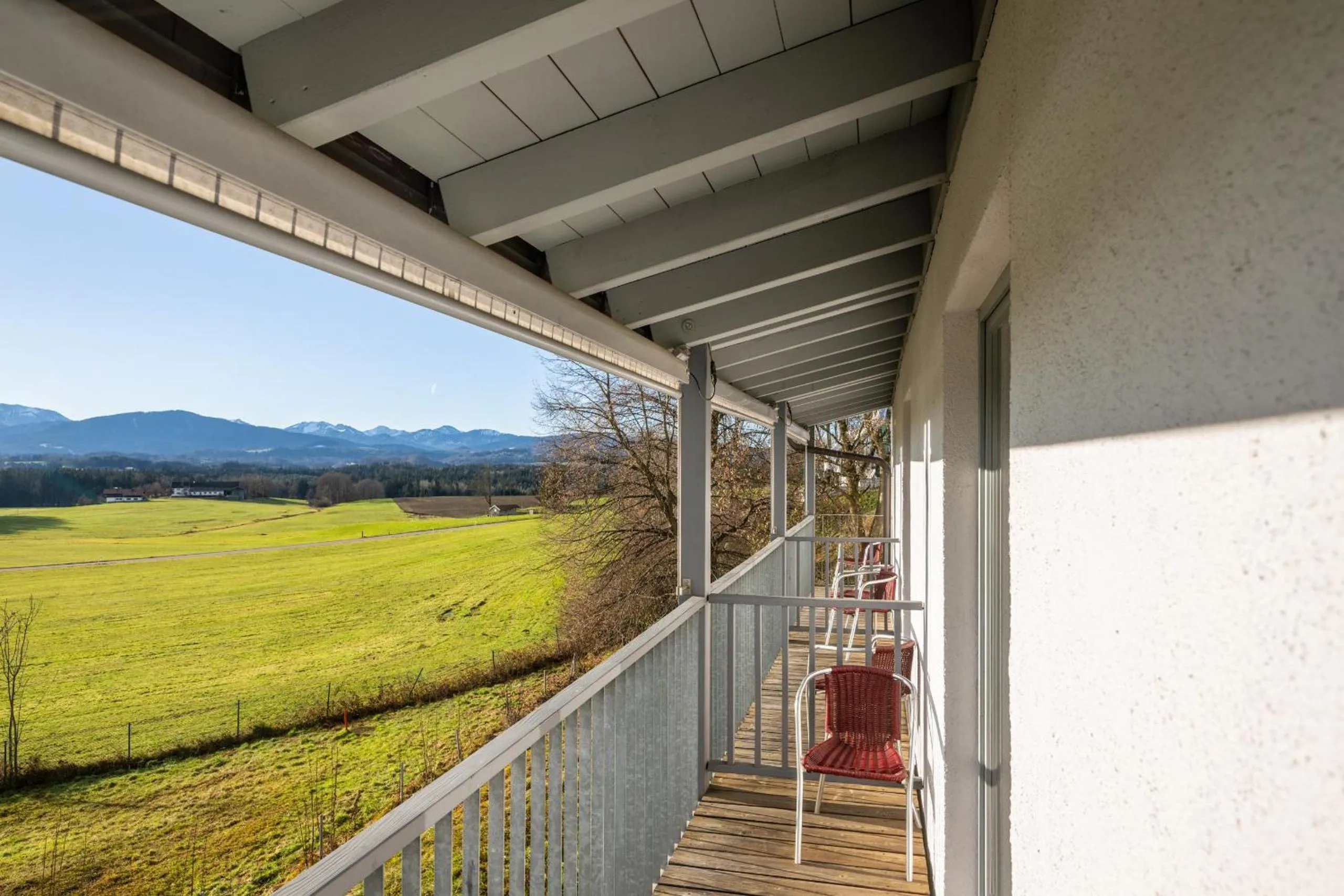 Balcony/Terrace in Coffee Fellows Hotel Irschenberg Süd