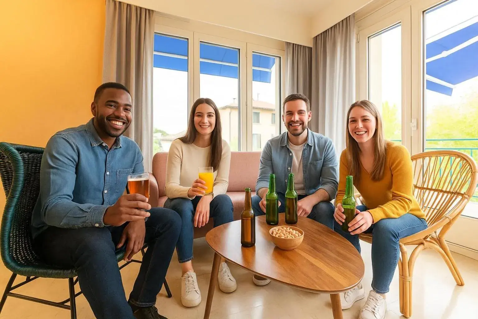 Lounge or bar in Cit'Hotel Logis De Brou, Bourg en Bresse Lounge or bar in Cit'Hotel Logis De Brou, Bourg en Bresse