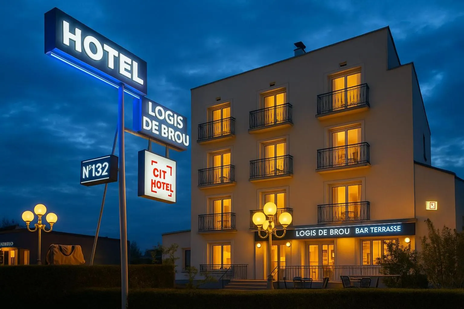 Property building in Cit'Hotel Logis De Brou, Bourg en Bresse