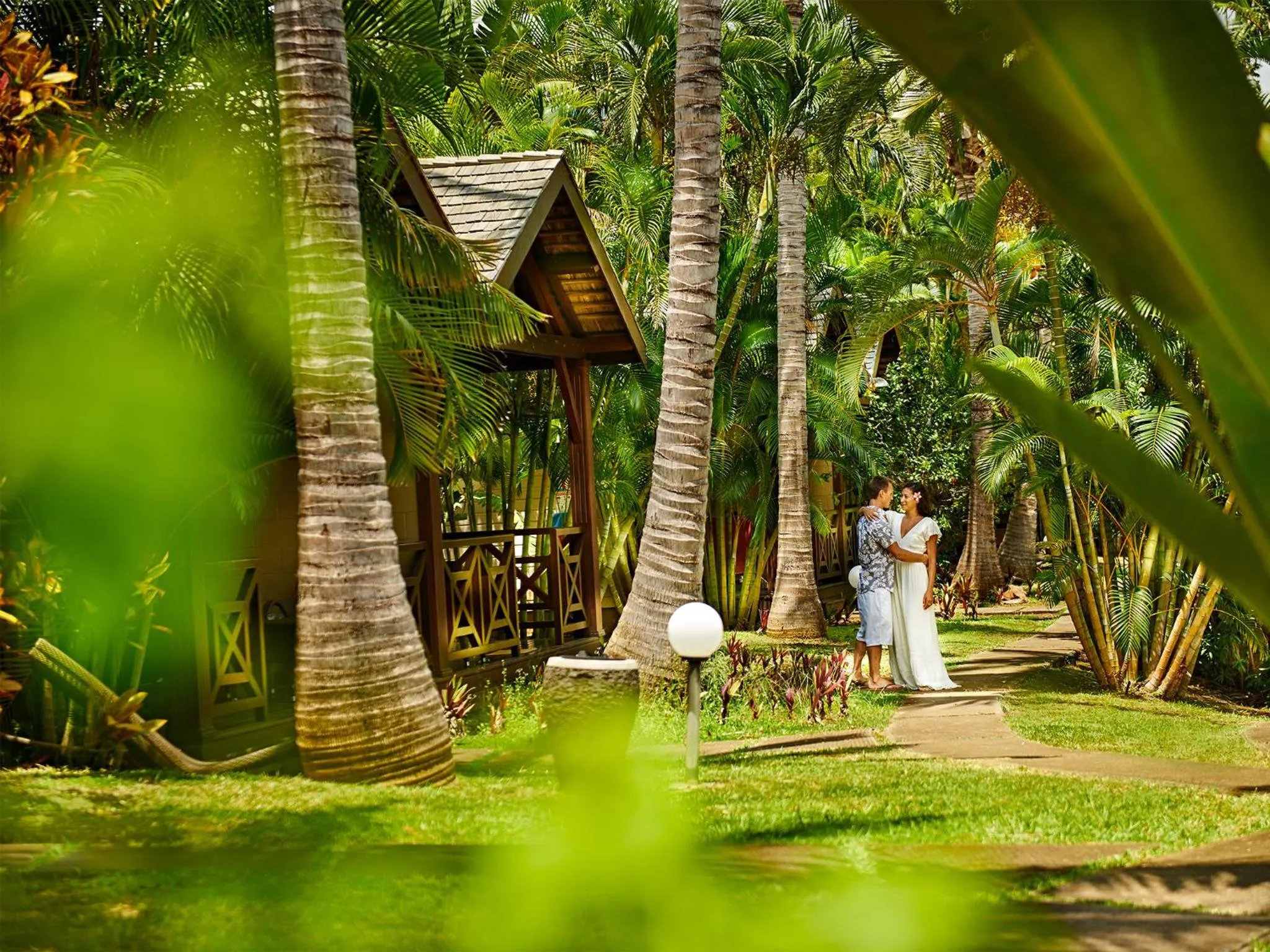 Garden in Iloha Seaview Hotel
