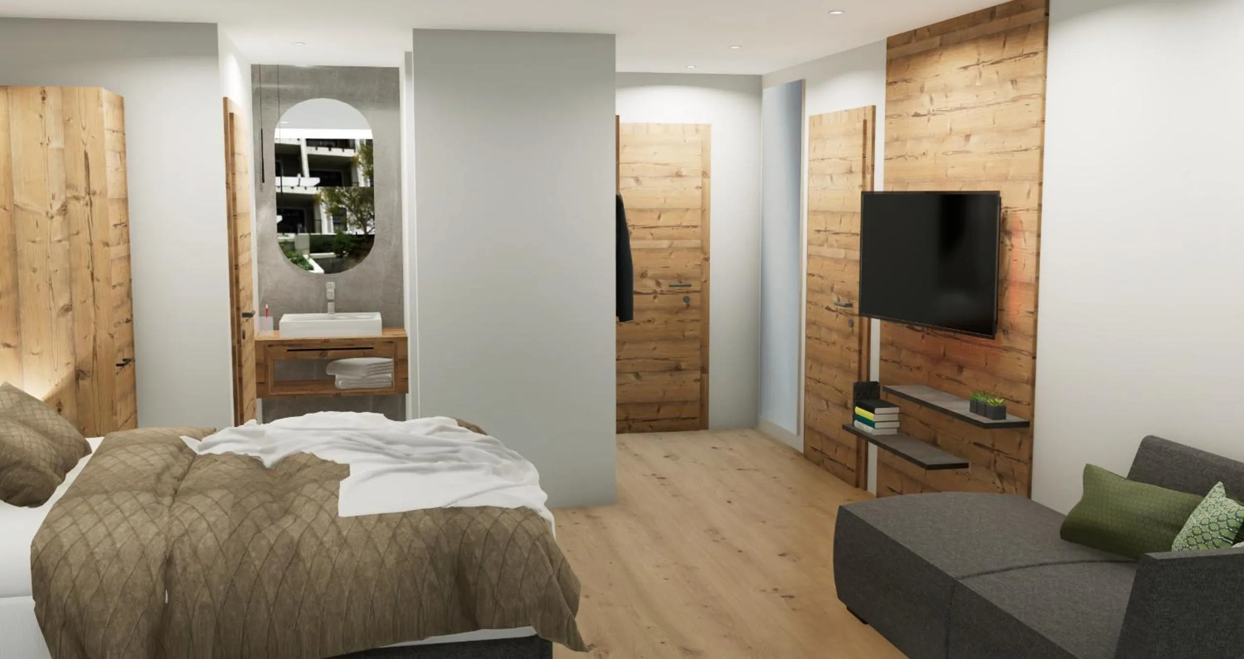 Property building, Bed in Apart Hotel Alpenhof Werfenweng