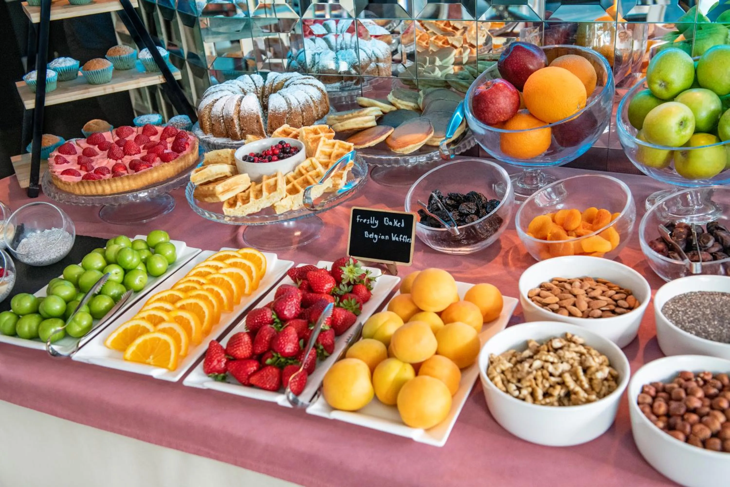 Breakfast in River Side Hotel Tbilisi