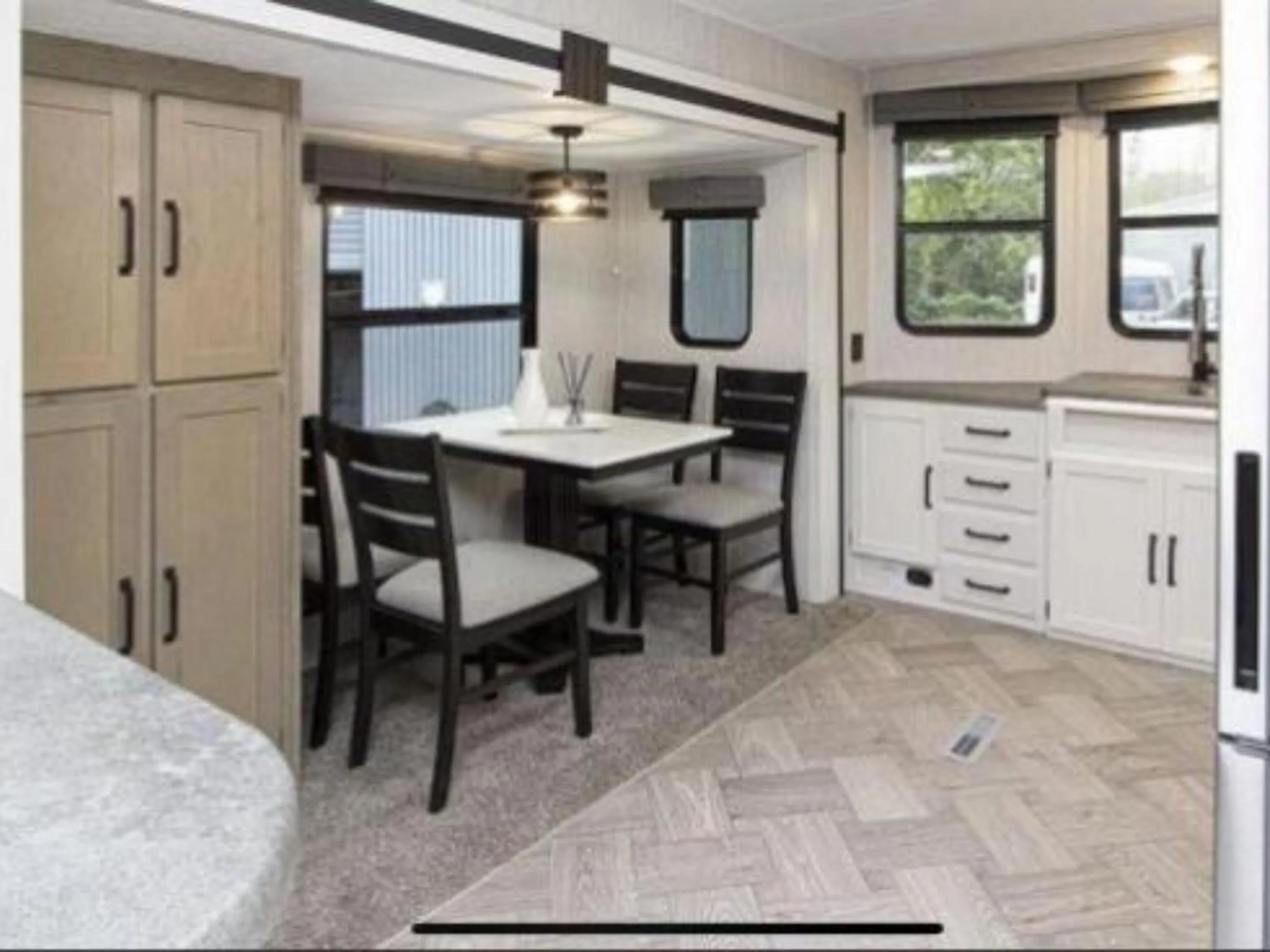 Kitchen or kitchenette in Jackson's Retreat Alpine Holiday Park