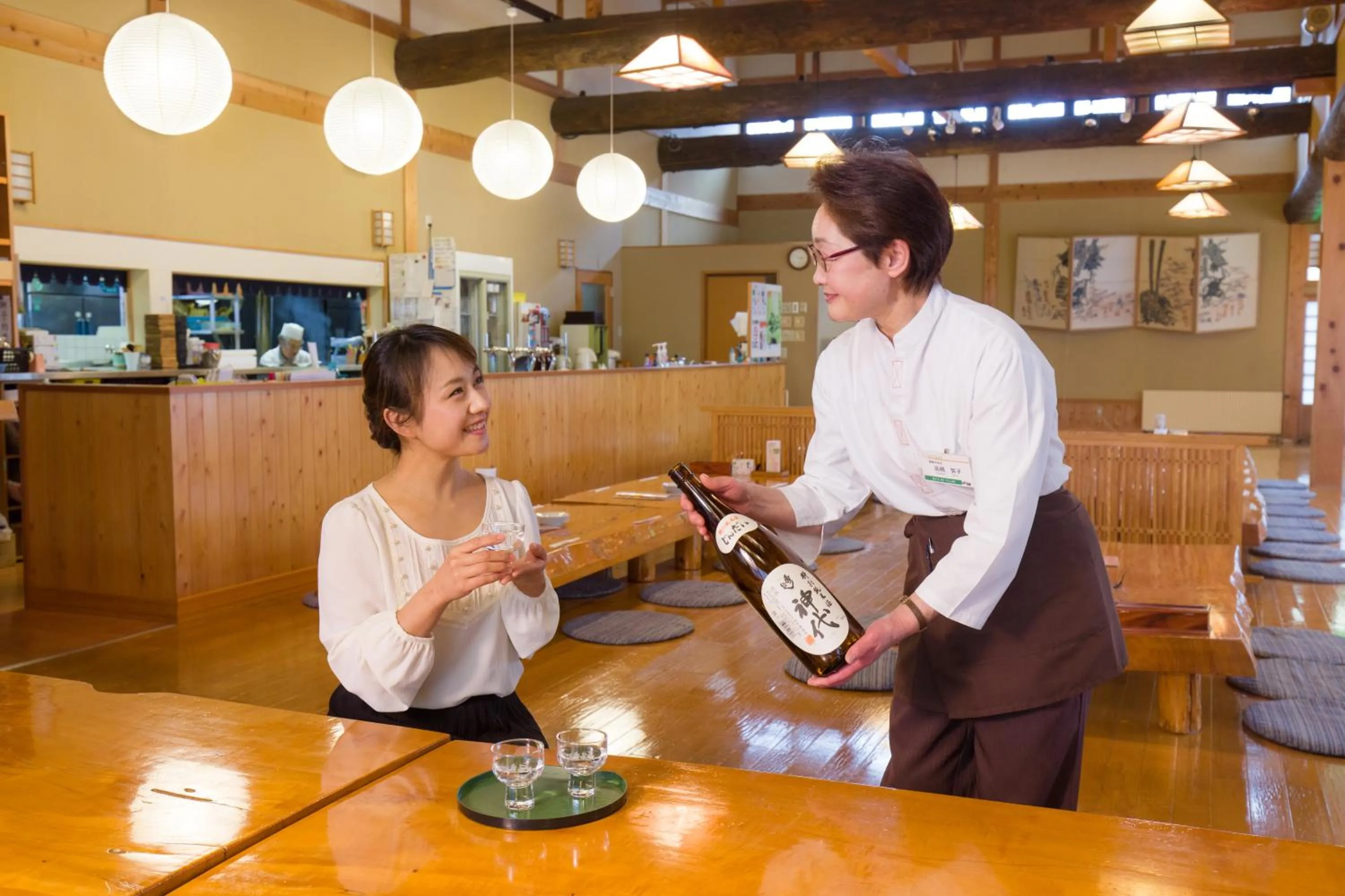 Staff in Onsen Yupopo