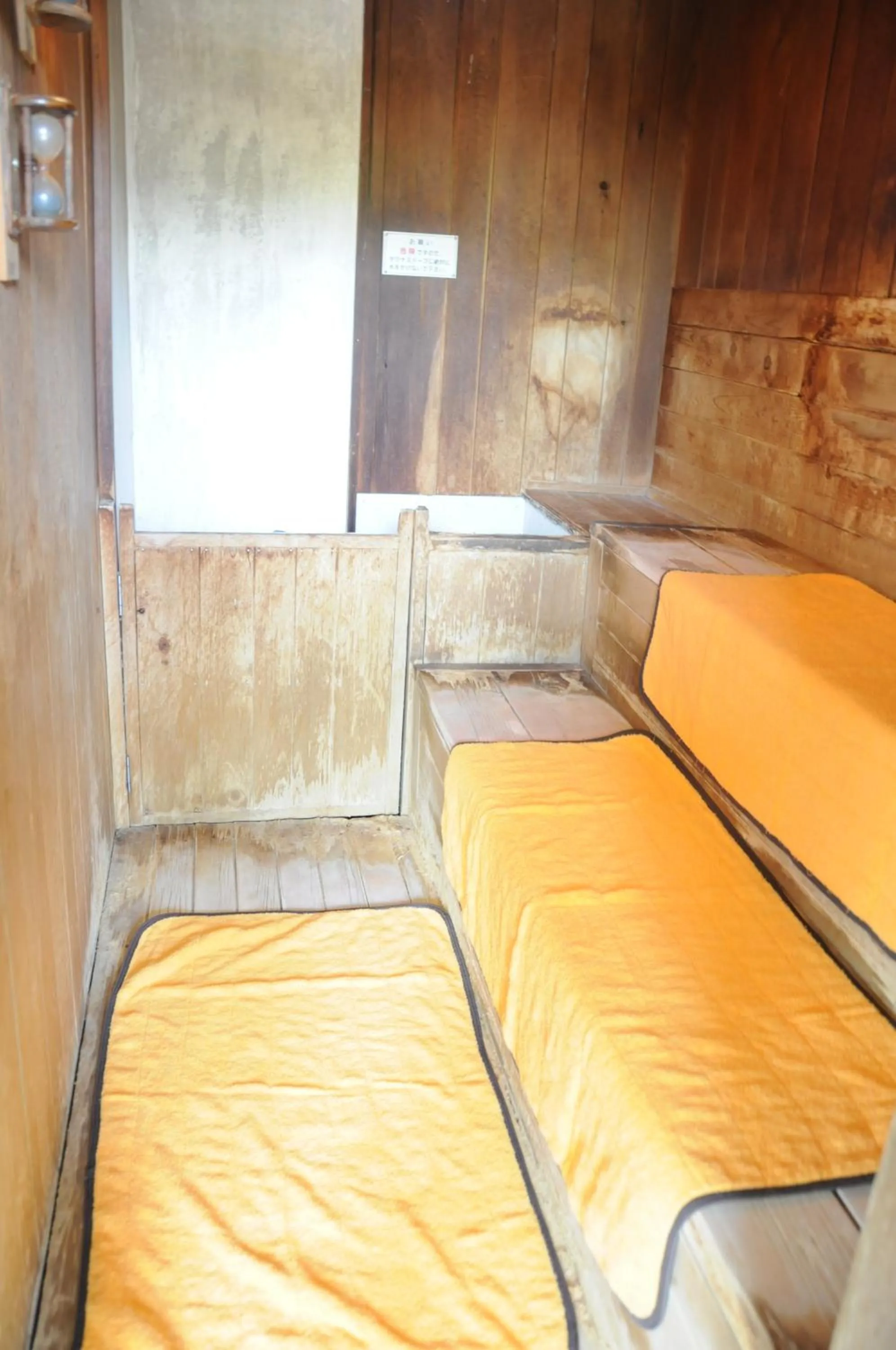 Sauna in Onsen Yupopo