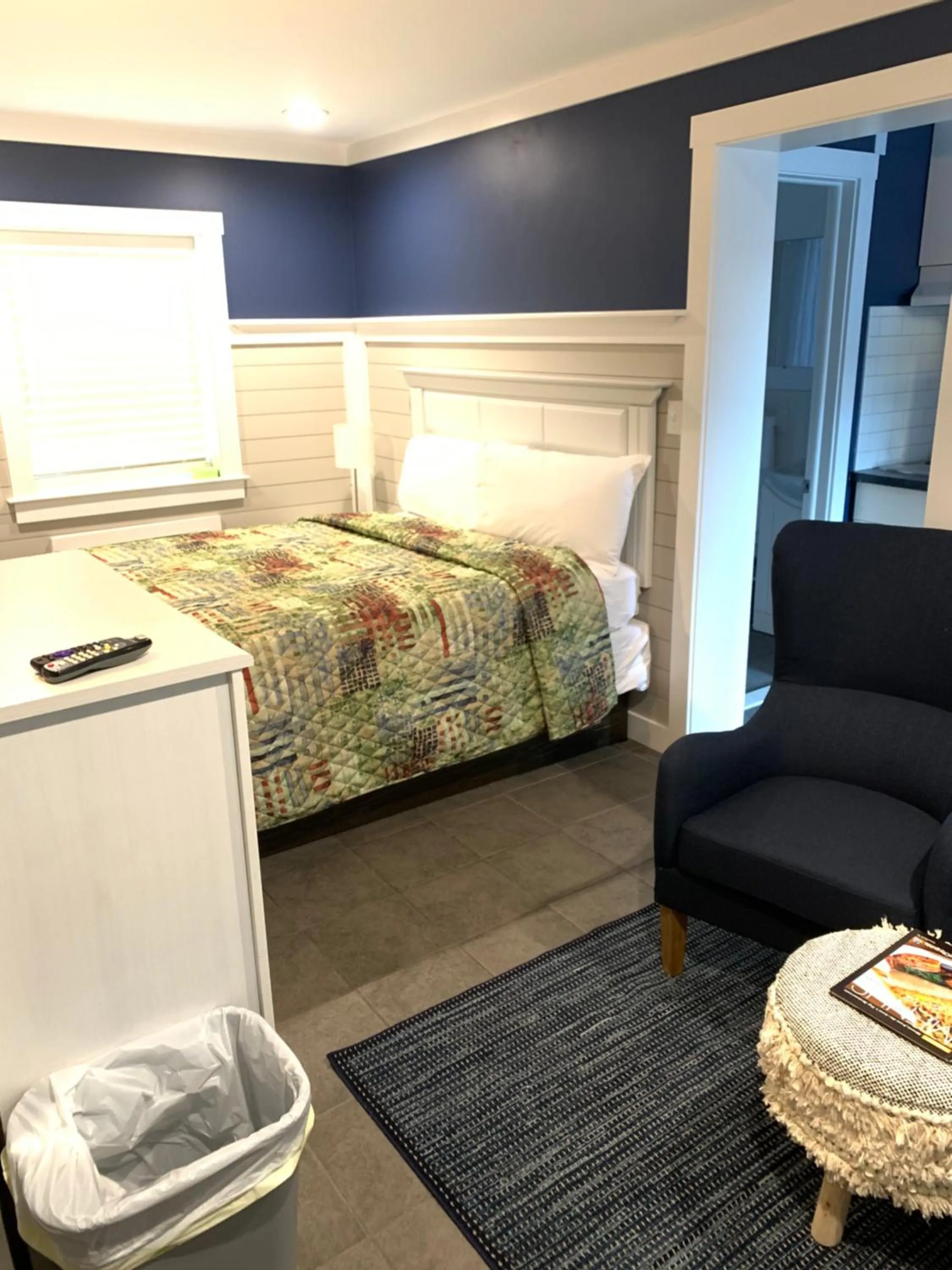 Bed in Crystal Sands Motel