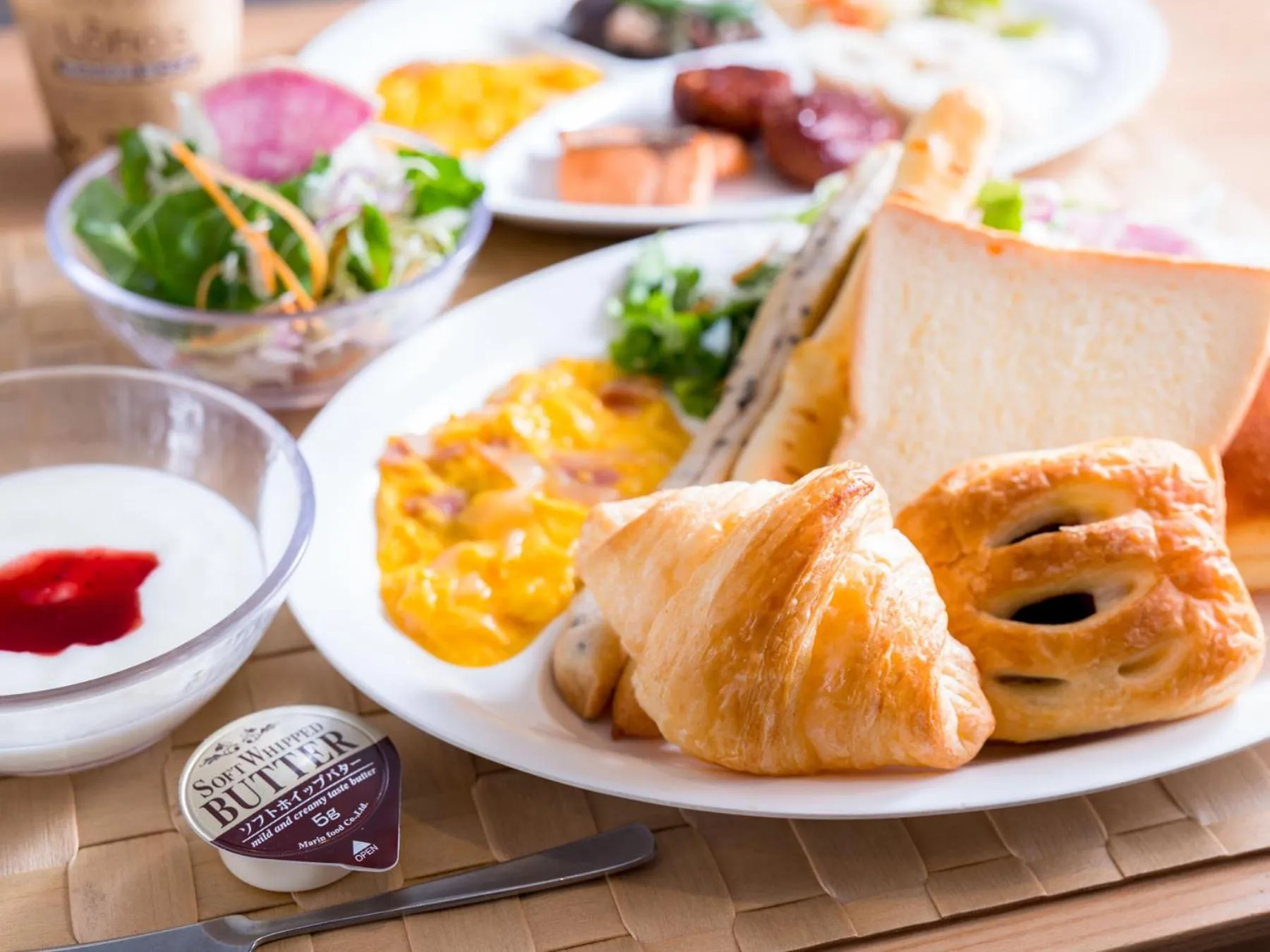 Buffet breakfast in Super Hotel Tottori Ekimae