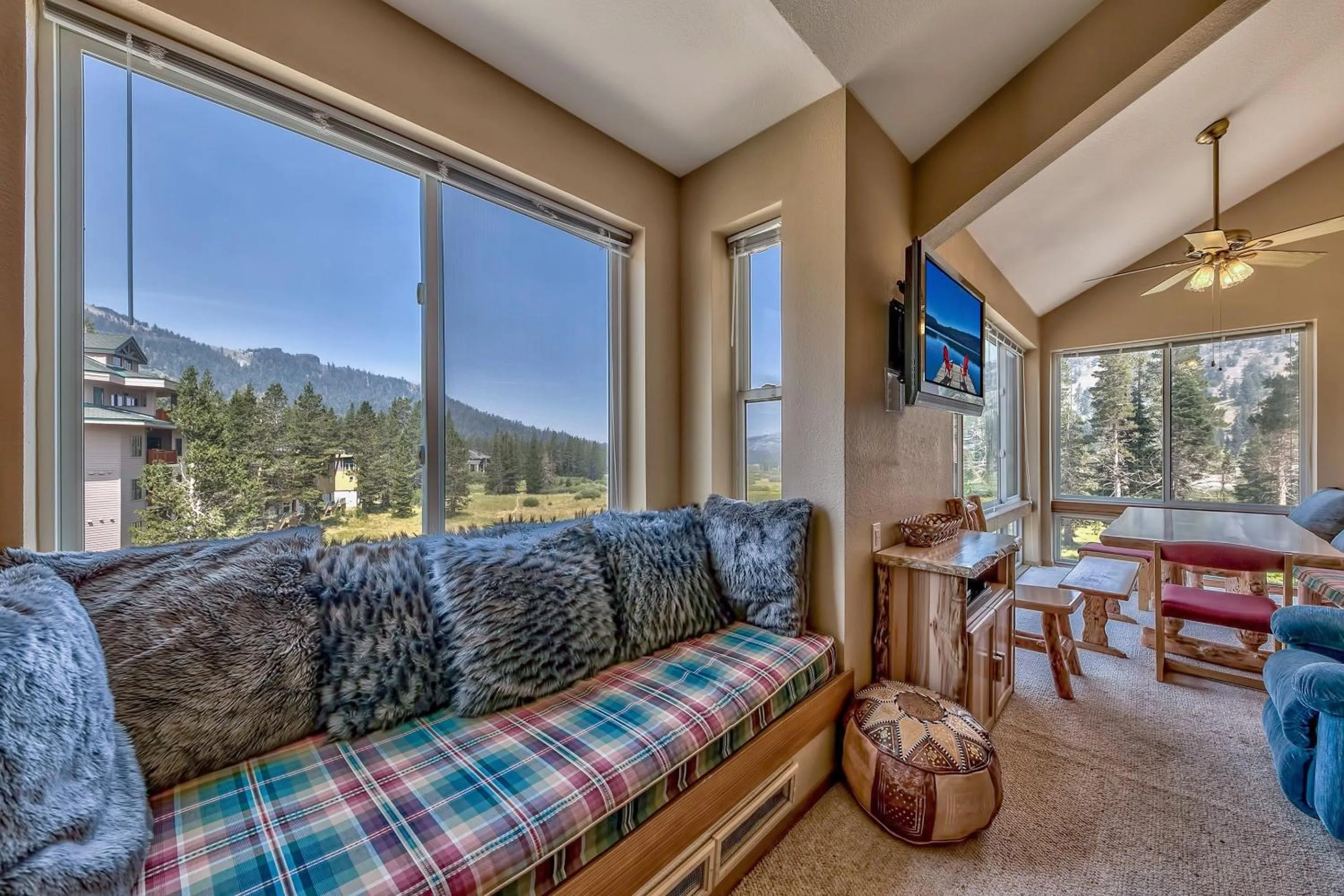 Living room in Kirkwood Mountain Resort by Vail Resorts