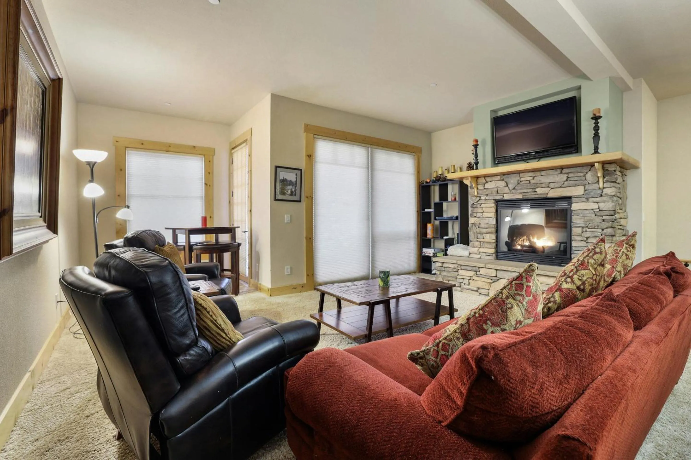 Living room in Kirkwood Mountain Resort by Vail Resorts