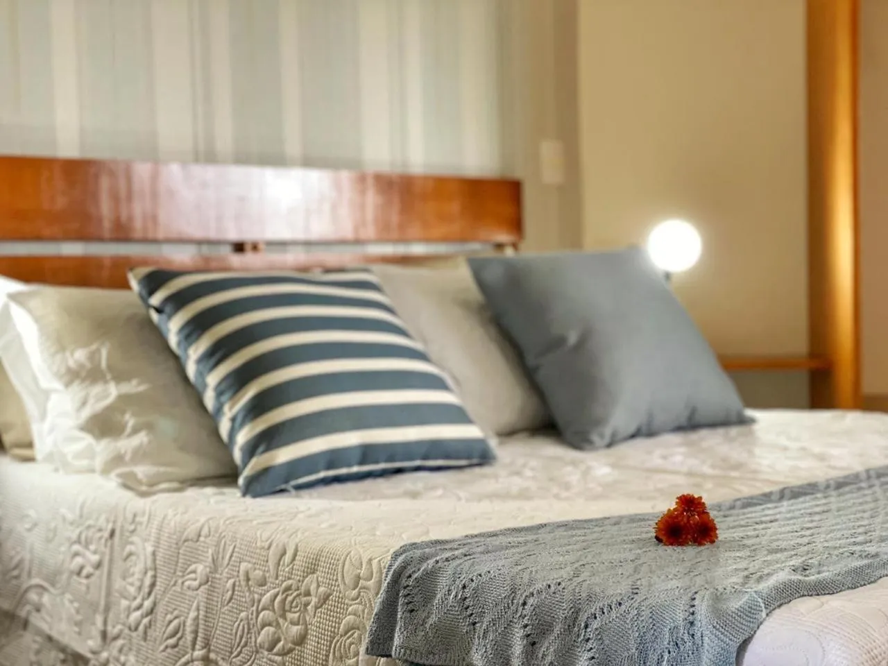 Bed in Pousada Flor De Canela