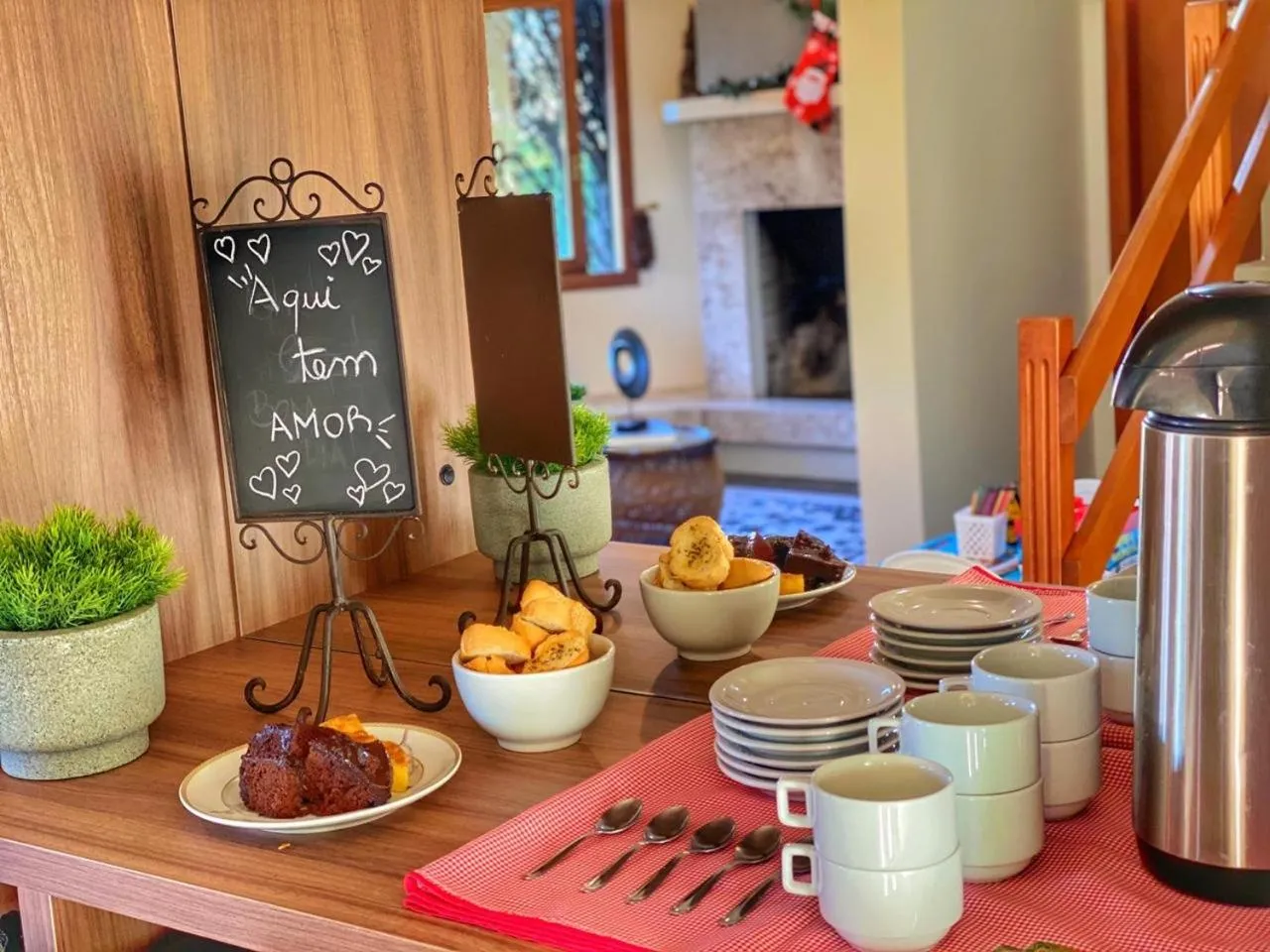 Coffee/tea facilities in Pousada Flor De Canela