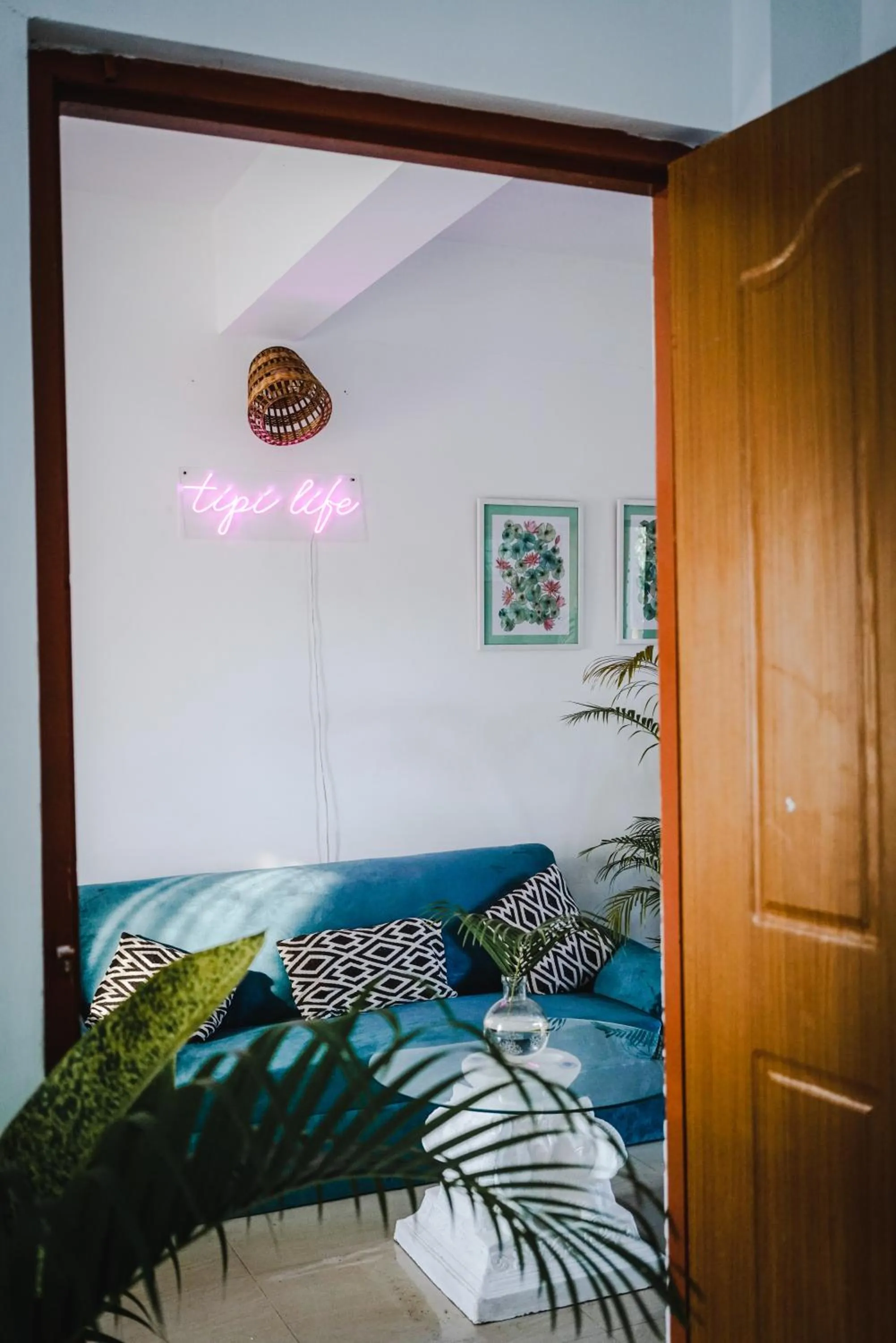 Seating area in Wigwam