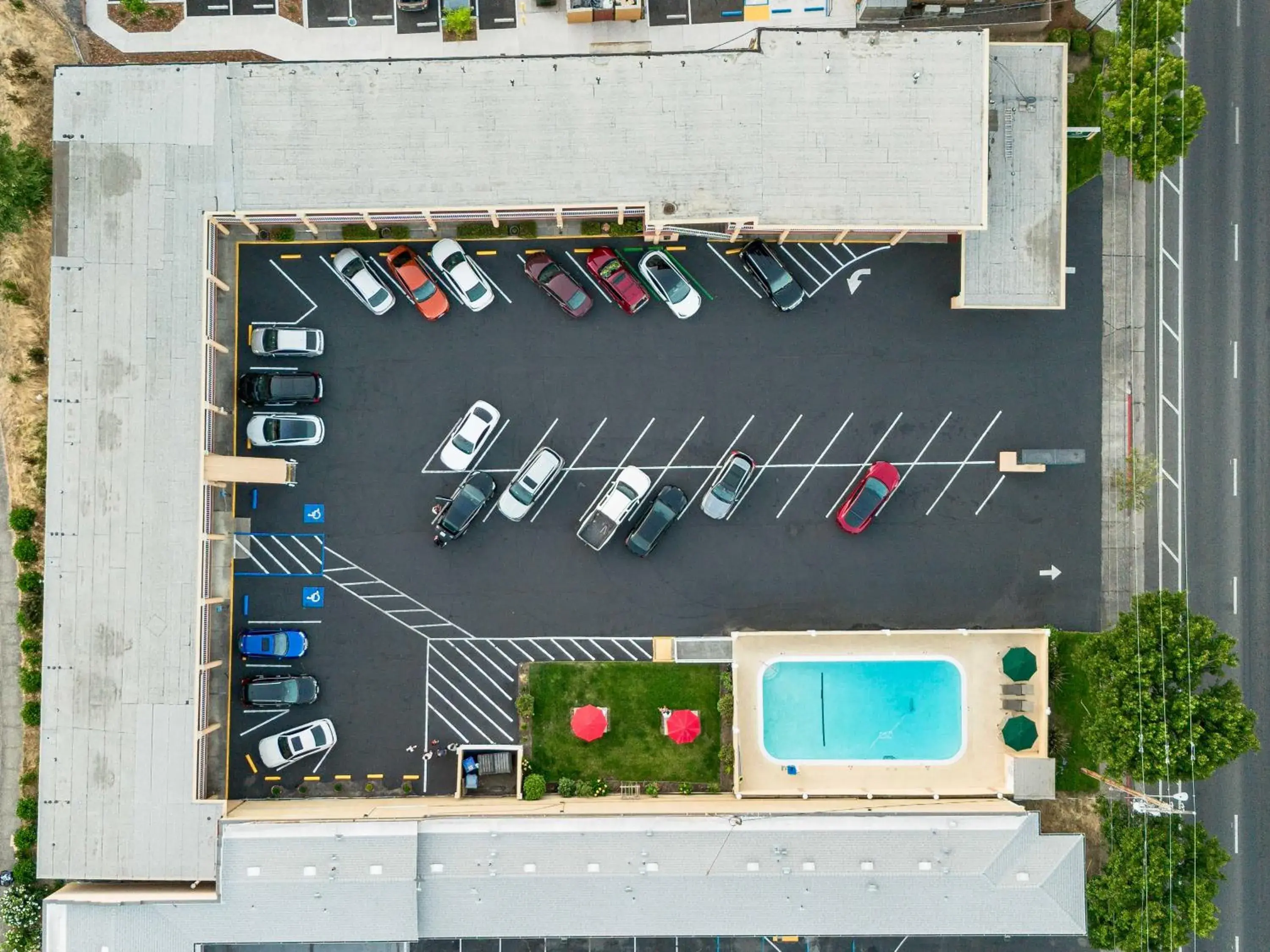Bird's eye view in Quality Inn Ukiah Bird's eye view in Quality Inn Ukiah