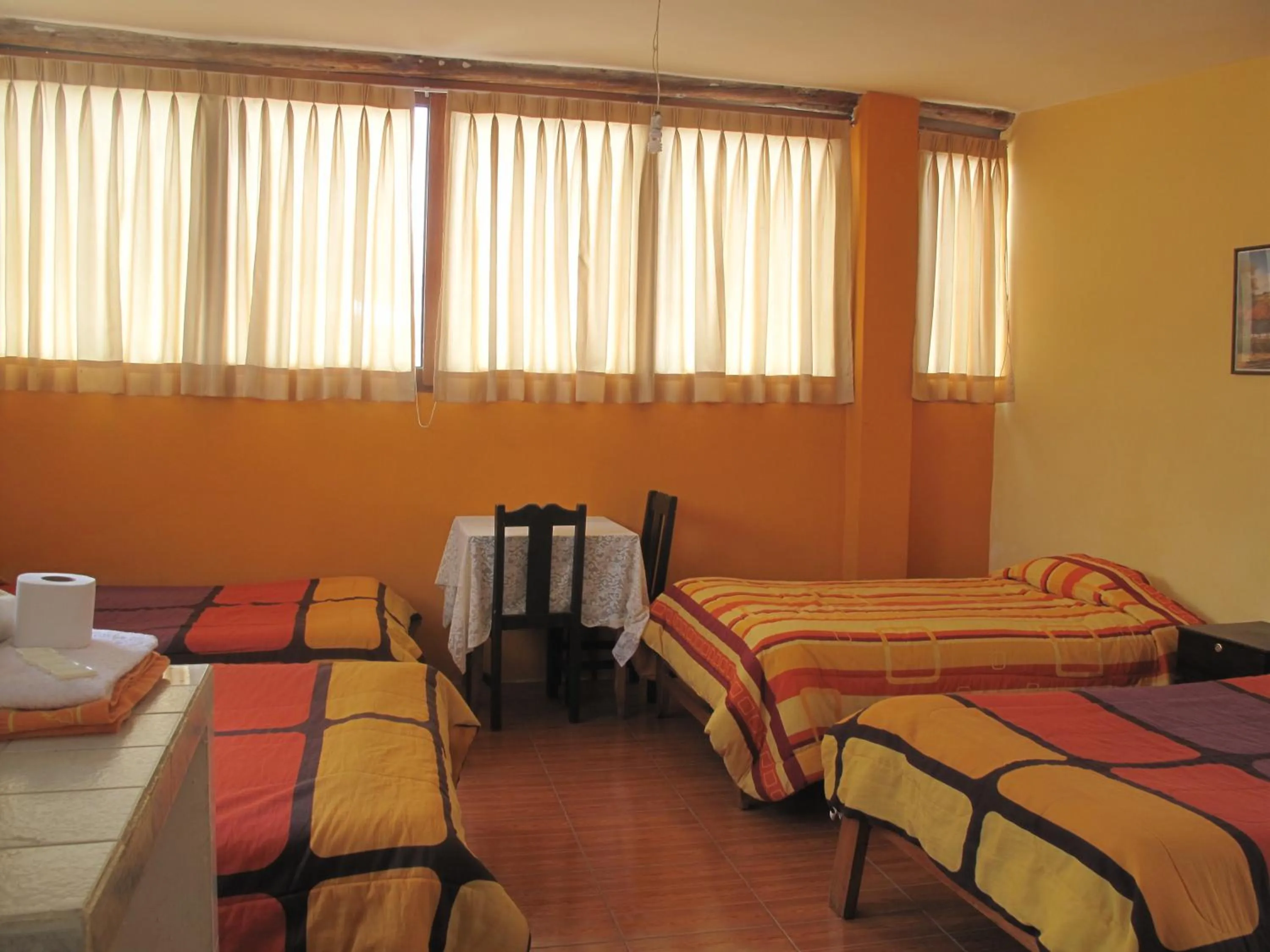Photo of the whole room, Bed in Casa de Mama Cusco 2-The Ecohouse