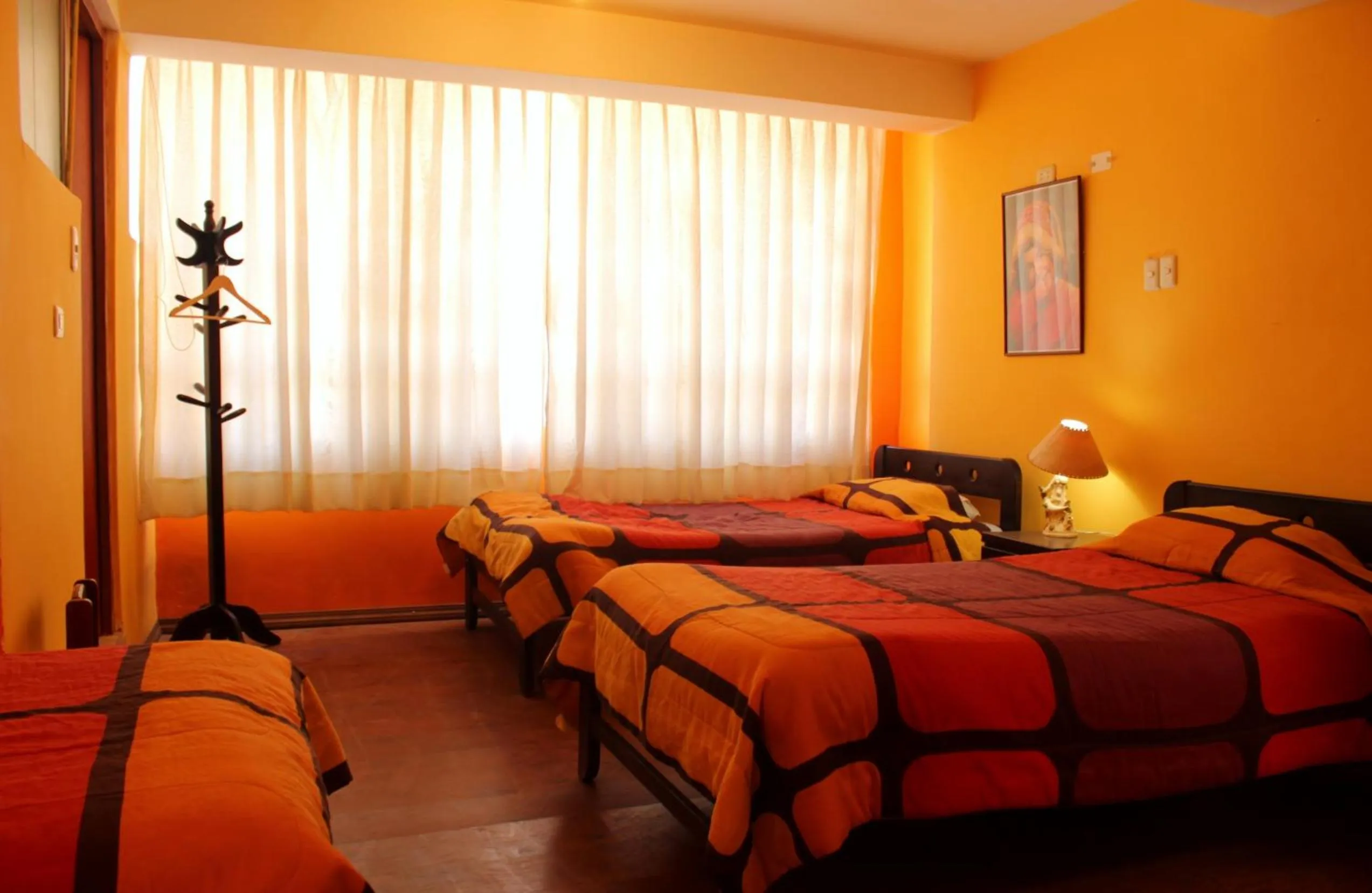 Photo of the whole room, Bed in Casa de Mama Cusco 2-The Ecohouse