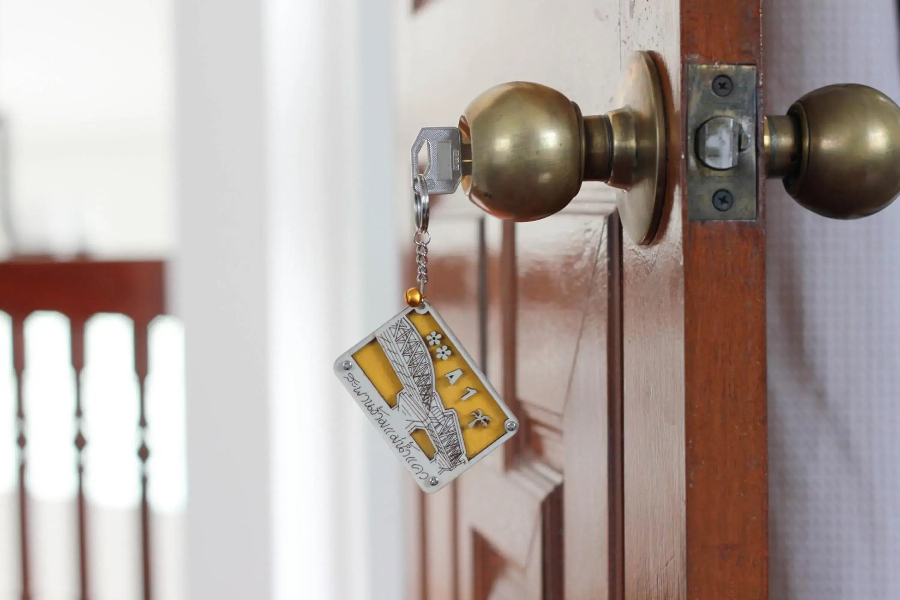 Double Room with Private External Bathroom in HOME@HOSTEL KANCHANABURI Double Room with Private External Bathroom in HOME@HOSTEL KANCHANABURI