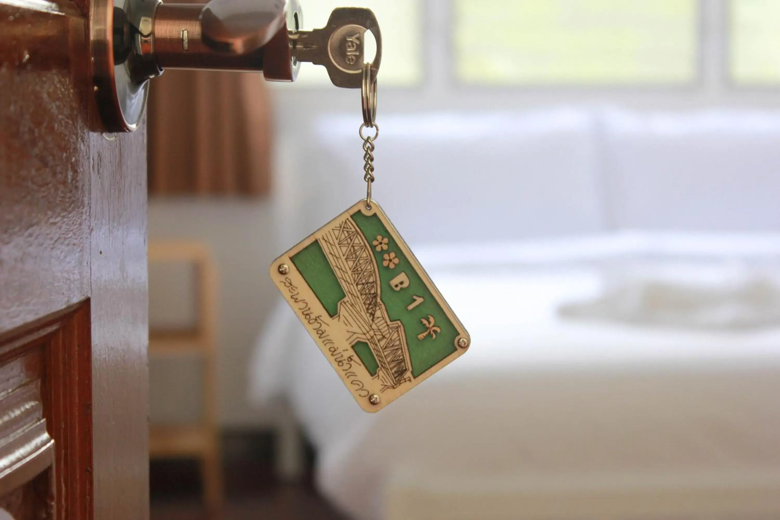 Standard Double Room with Shared Bathroom in HOME@HOSTEL KANCHANABURI Standard Double Room with Shared Bathroom in HOME@HOSTEL KANCHANABURI