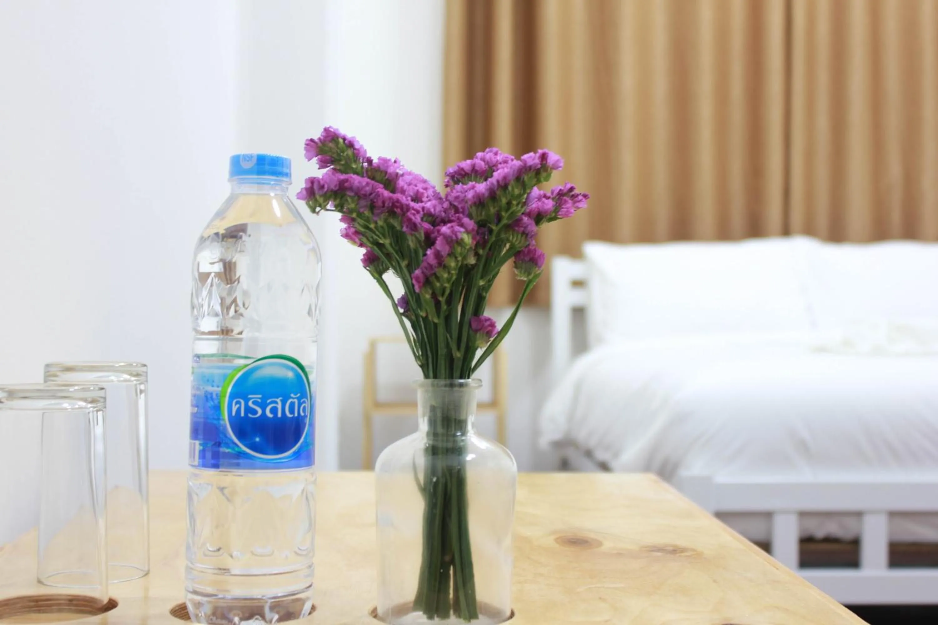 Bed in HOME@HOSTEL KANCHANABURI