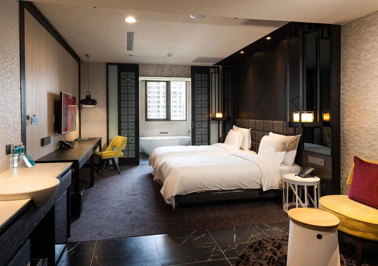 Bed in Hotel Château Anping