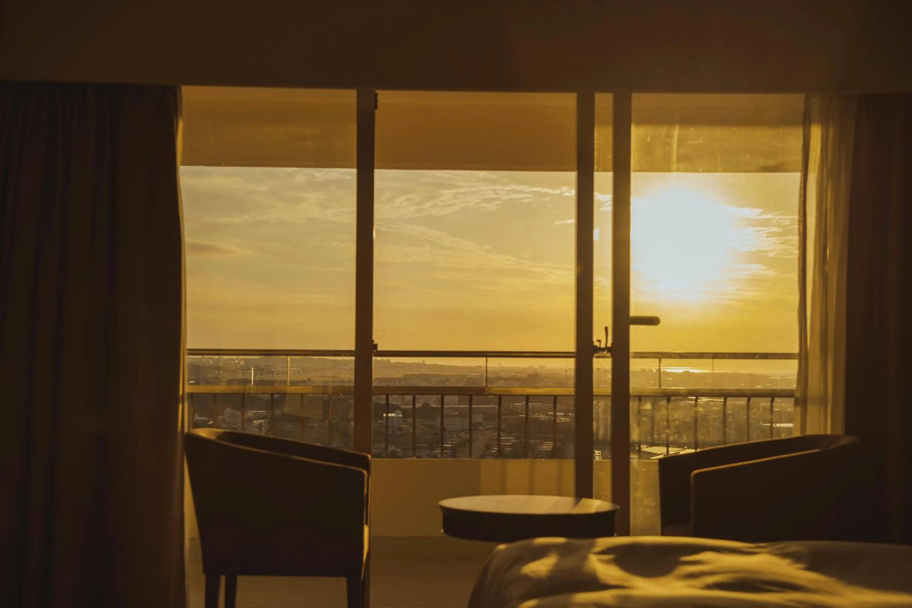 Sunset in EM Wellness Kurashinohakko Lifestyle Resort