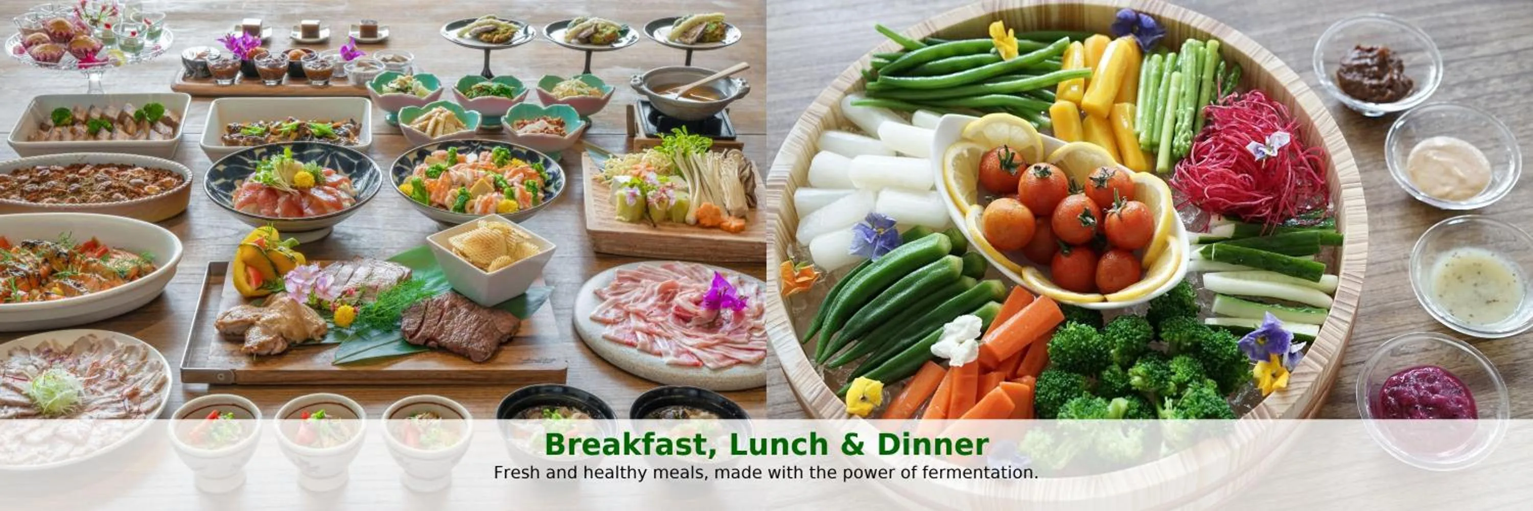 Restaurant/places to eat in EM Wellness Kurashinohakko Lifestyle Resort