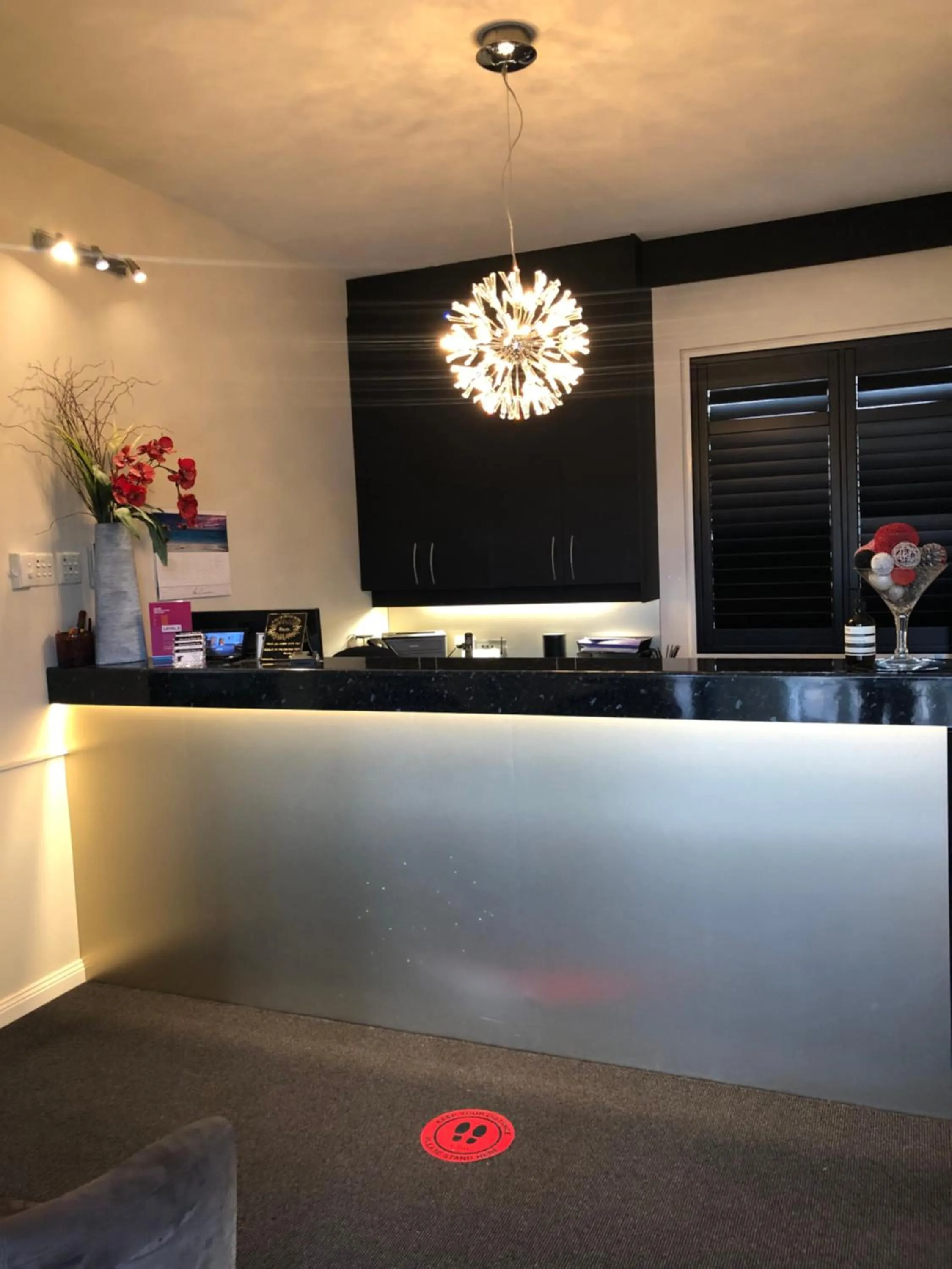 Lobby or reception in Abbotsleigh Motor Inn