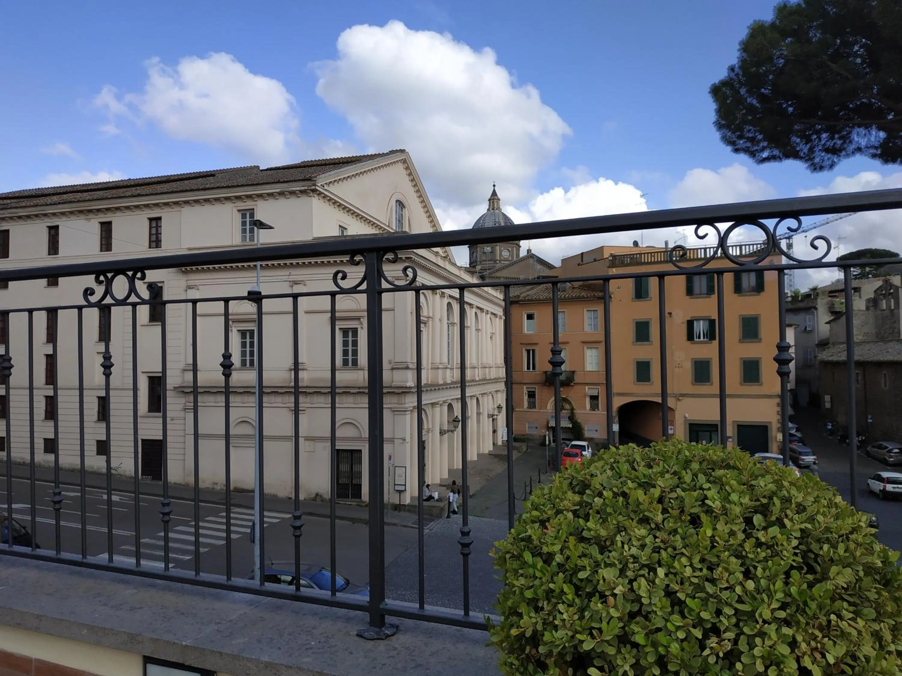 Balcony/Terrace in Palazzo Verdi Holiday Viterbo