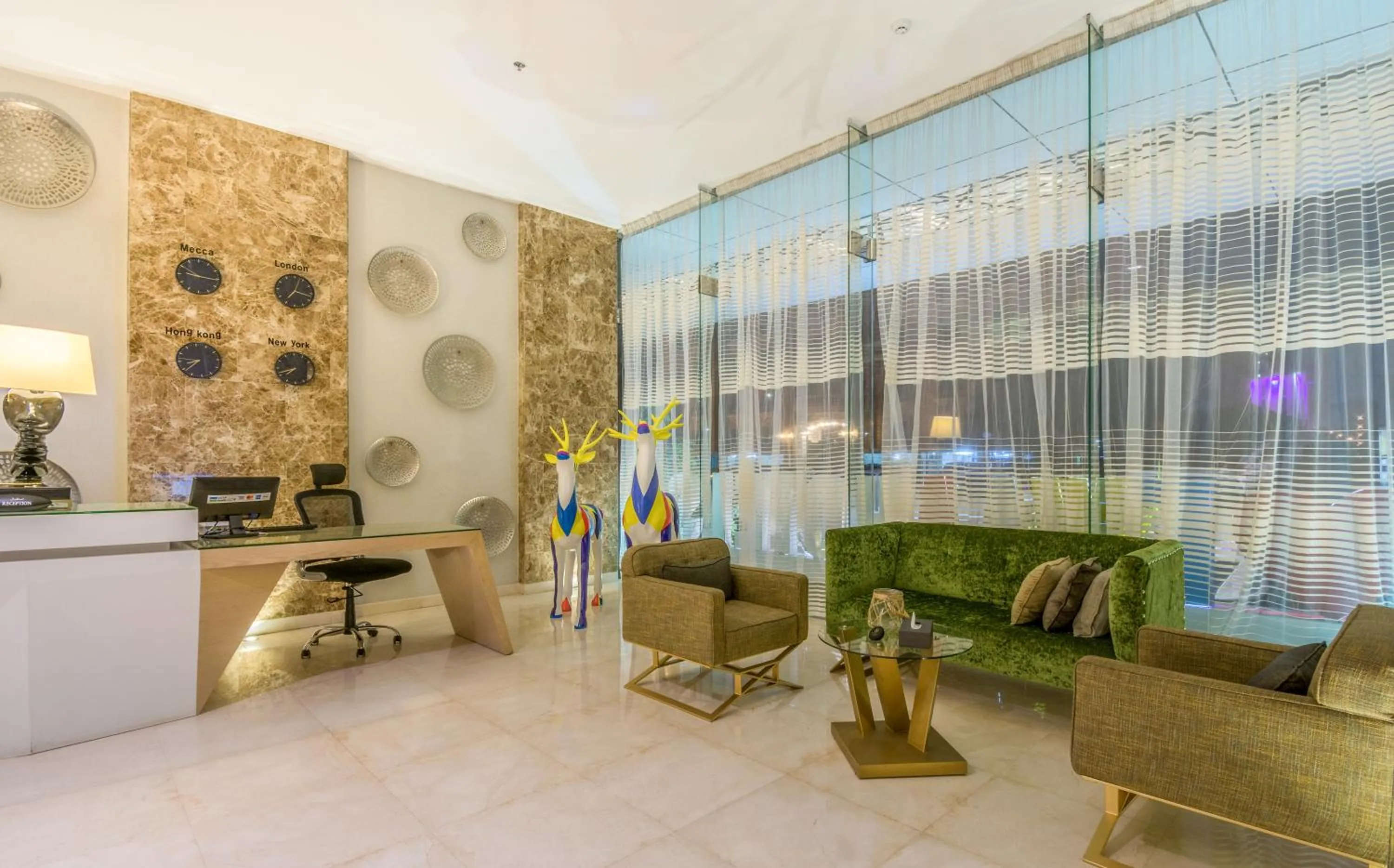 Lobby or reception in Ewaa Express Hotel - Al Hamra