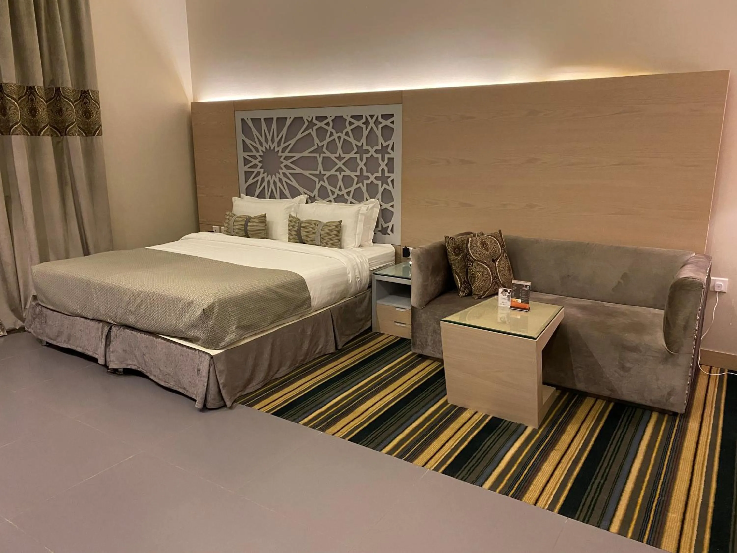 Photo of the whole room, Bed in Ewaa Express Hotel - Al Hamra
