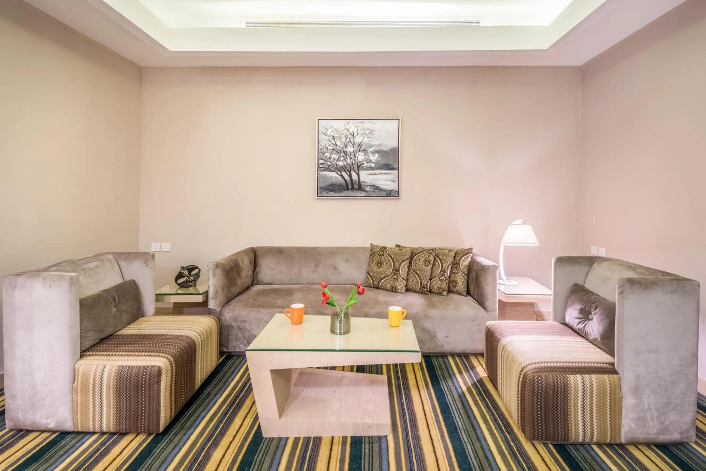 Seating area in Ewaa Express Hotel - Al Hamra