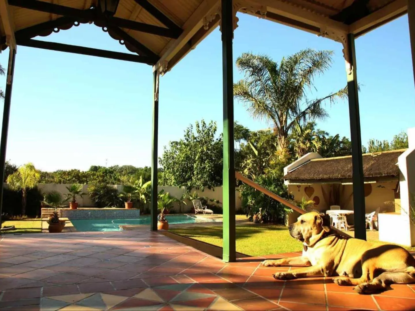 Swimming pool in Peppertree House BnB and Self-catering