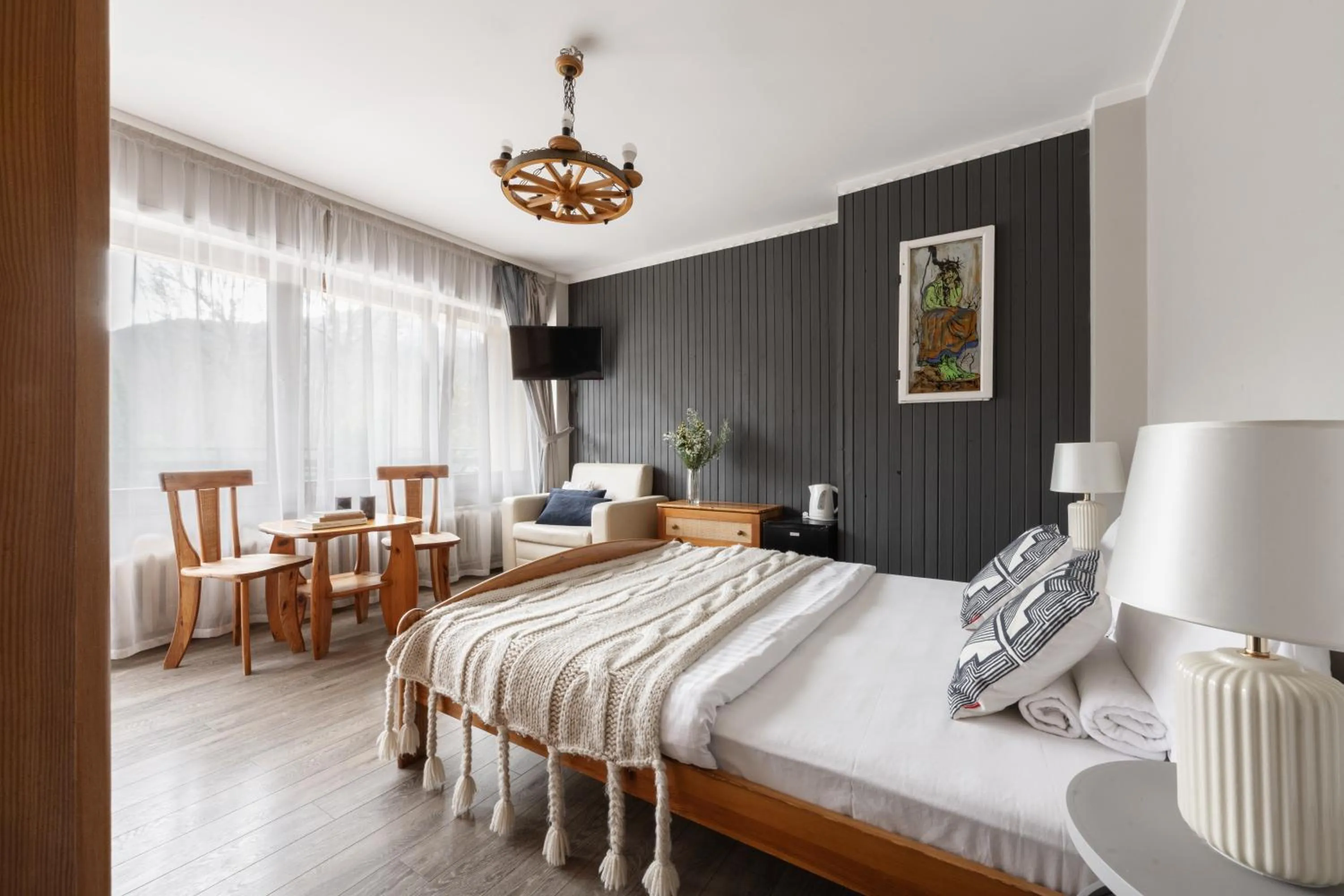 Bed in POKOJE GOŚCINNE WILCZNIK 12