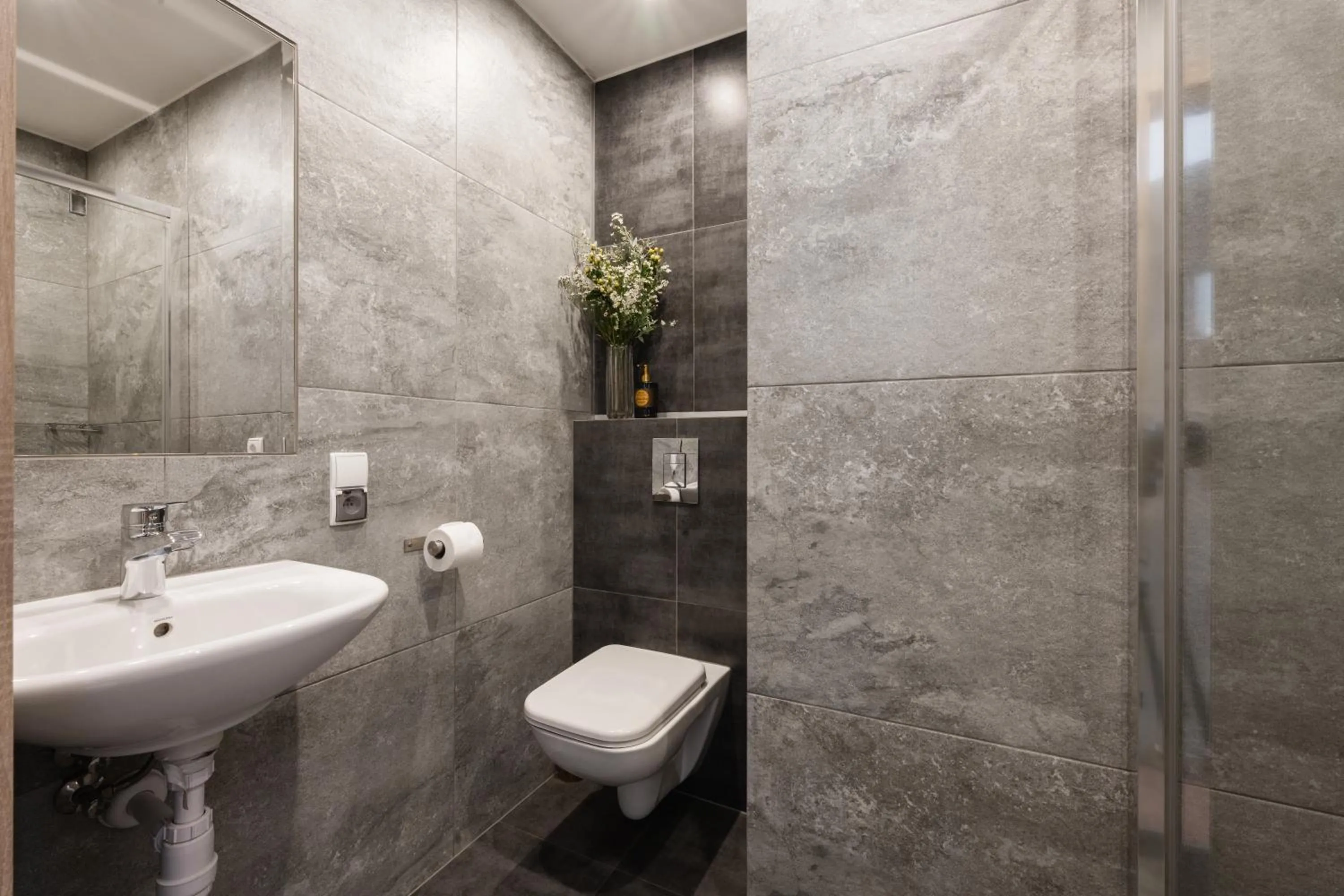 Shower in POKOJE GOŚCINNE WILCZNIK 12