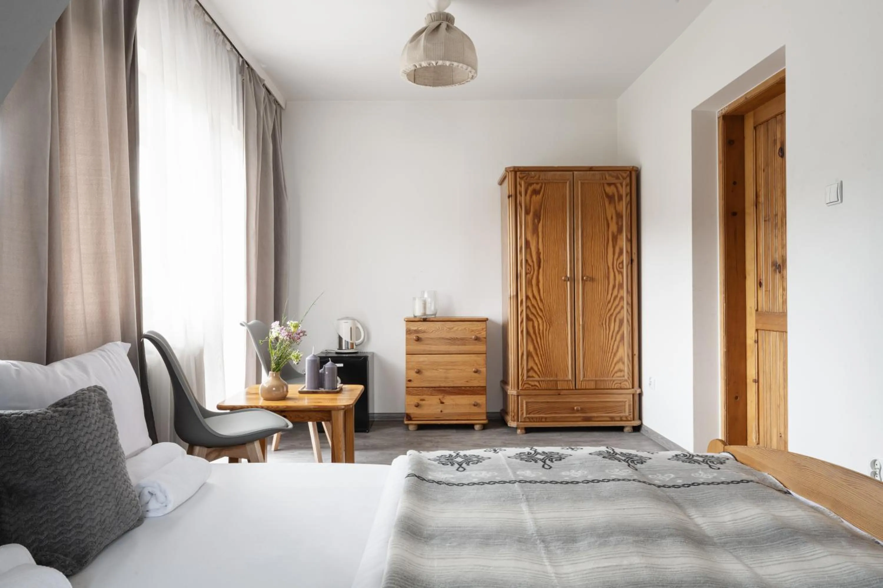 Bed in POKOJE GOŚCINNE WILCZNIK 12