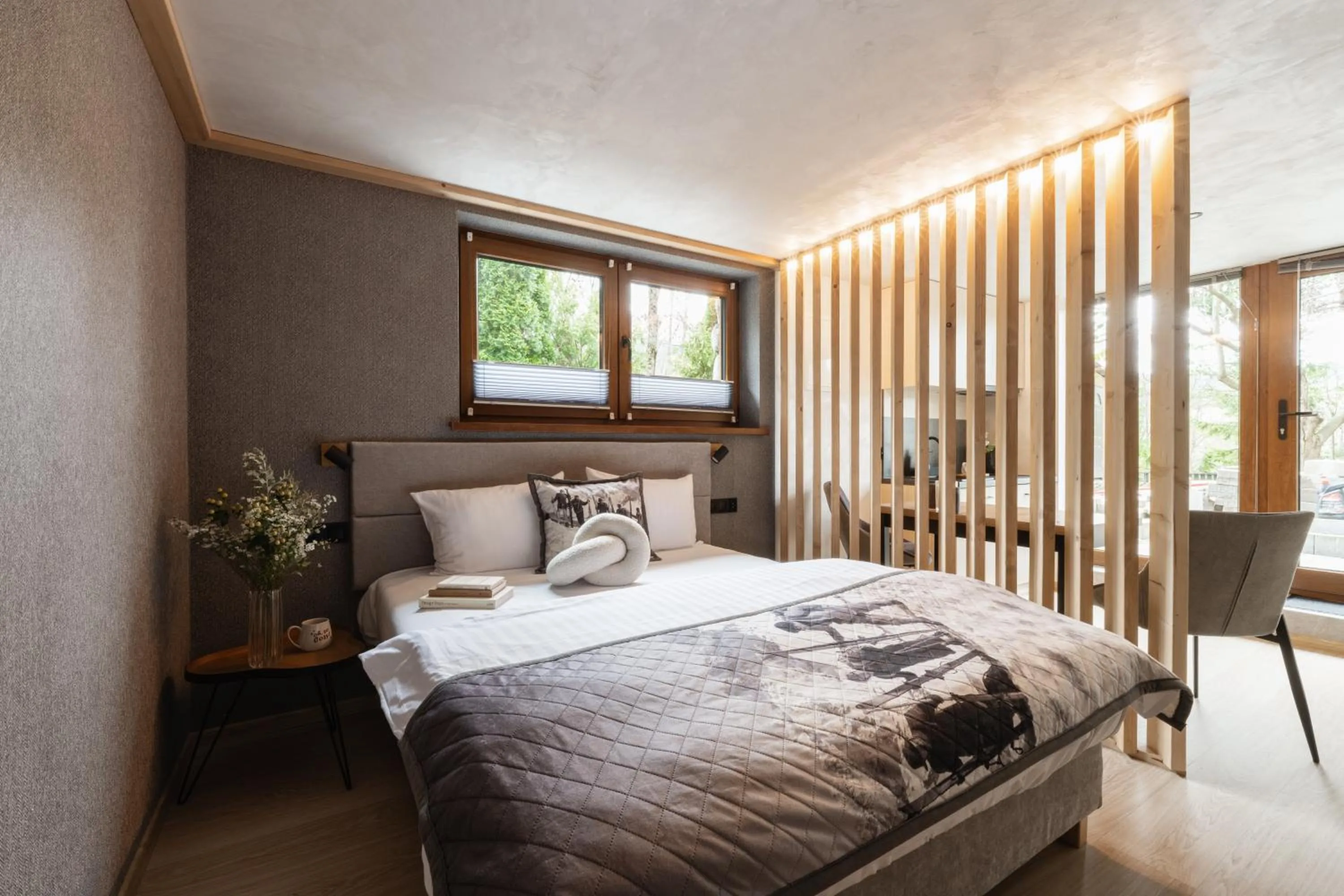 Bed in POKOJE GOŚCINNE WILCZNIK 12